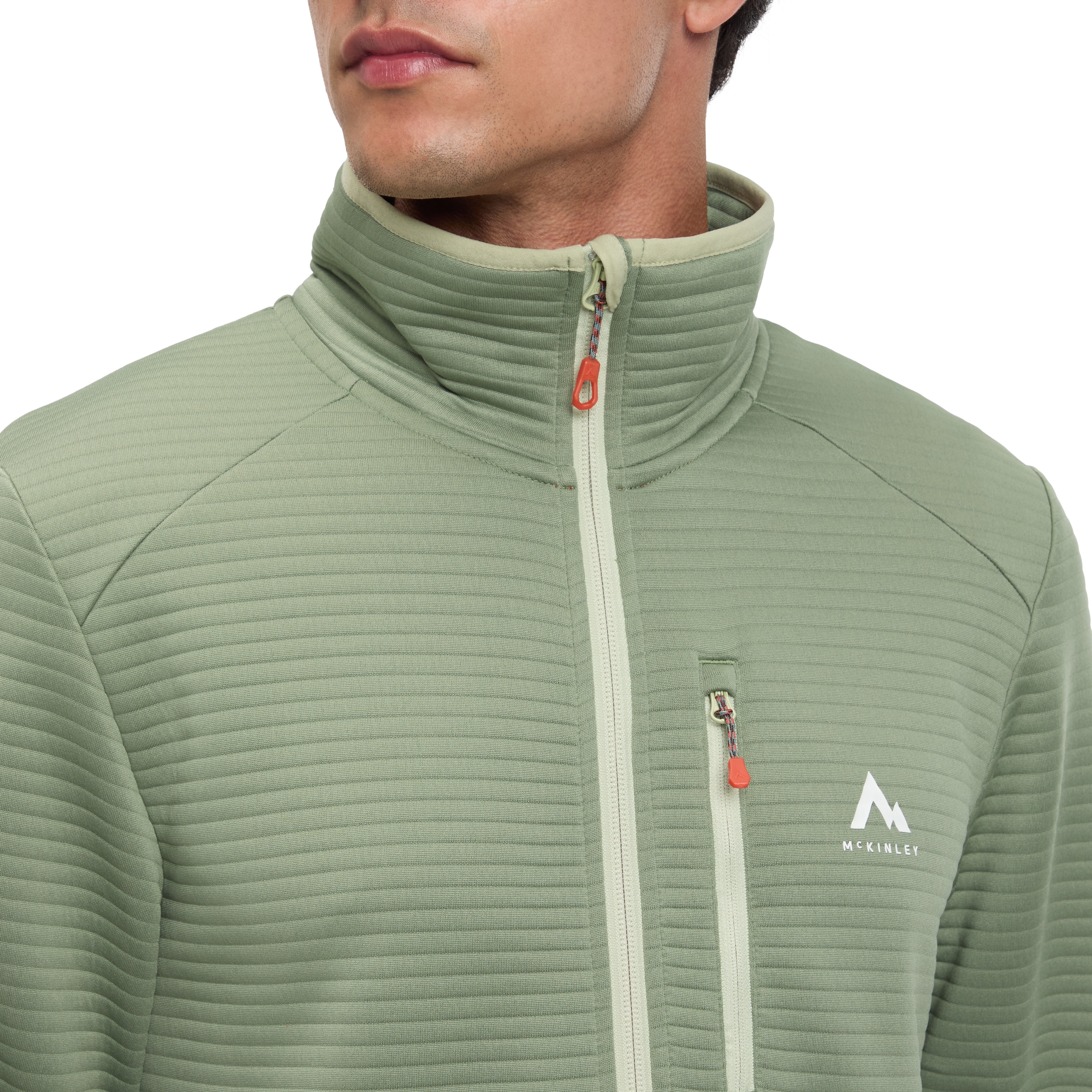 McKINLEY Fleecejacke »HE.-UNTERJACKE AAMI M« mit Reißverschluss-Brusttasche, mit seitlichen Reißverschlusstaschen