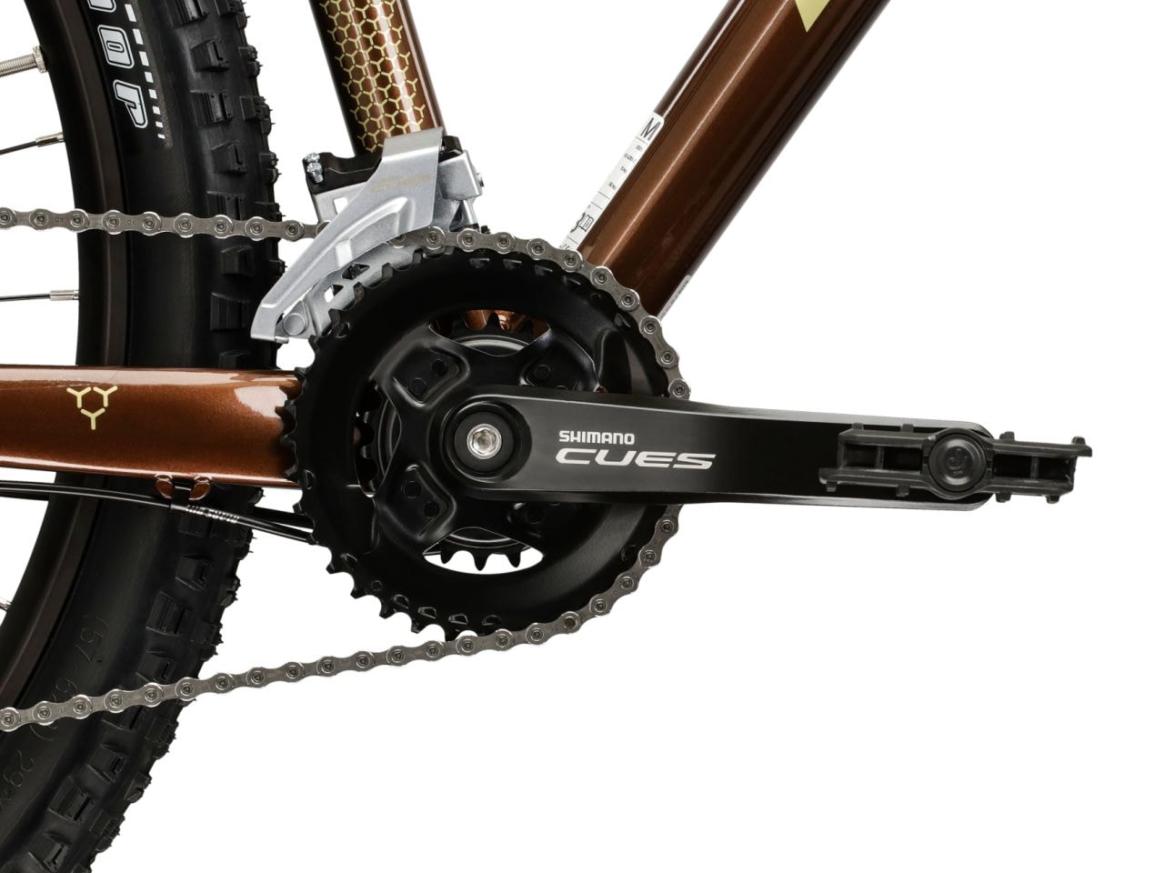 Kross Mountainbike »KROSS Mountainbike Hardtail 29" Hexagon 5.0 braun 18 Gänge« 18 Gang Shimano CUES U3020 Schaltwerk Kettenschaltung