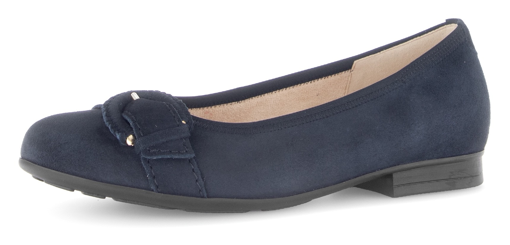 Gabor Ballerina »FLORENZ«, Blockabsatz, Businessschuh, Komfortschuh mit Elastikeinfass, Weite G