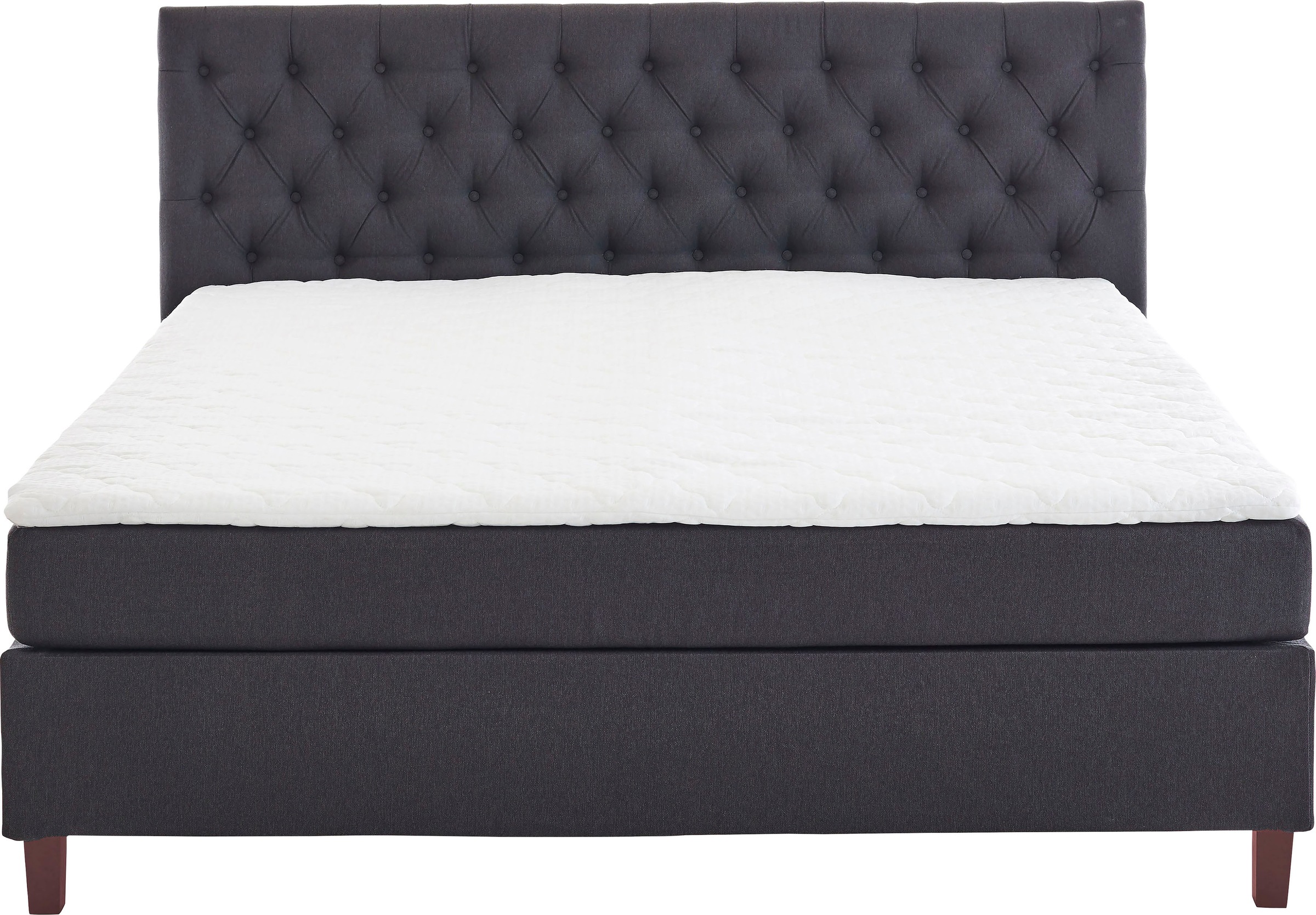 Home affaire Boxbett »Monham«, mit Samtveloursstoff, inkl. Topper