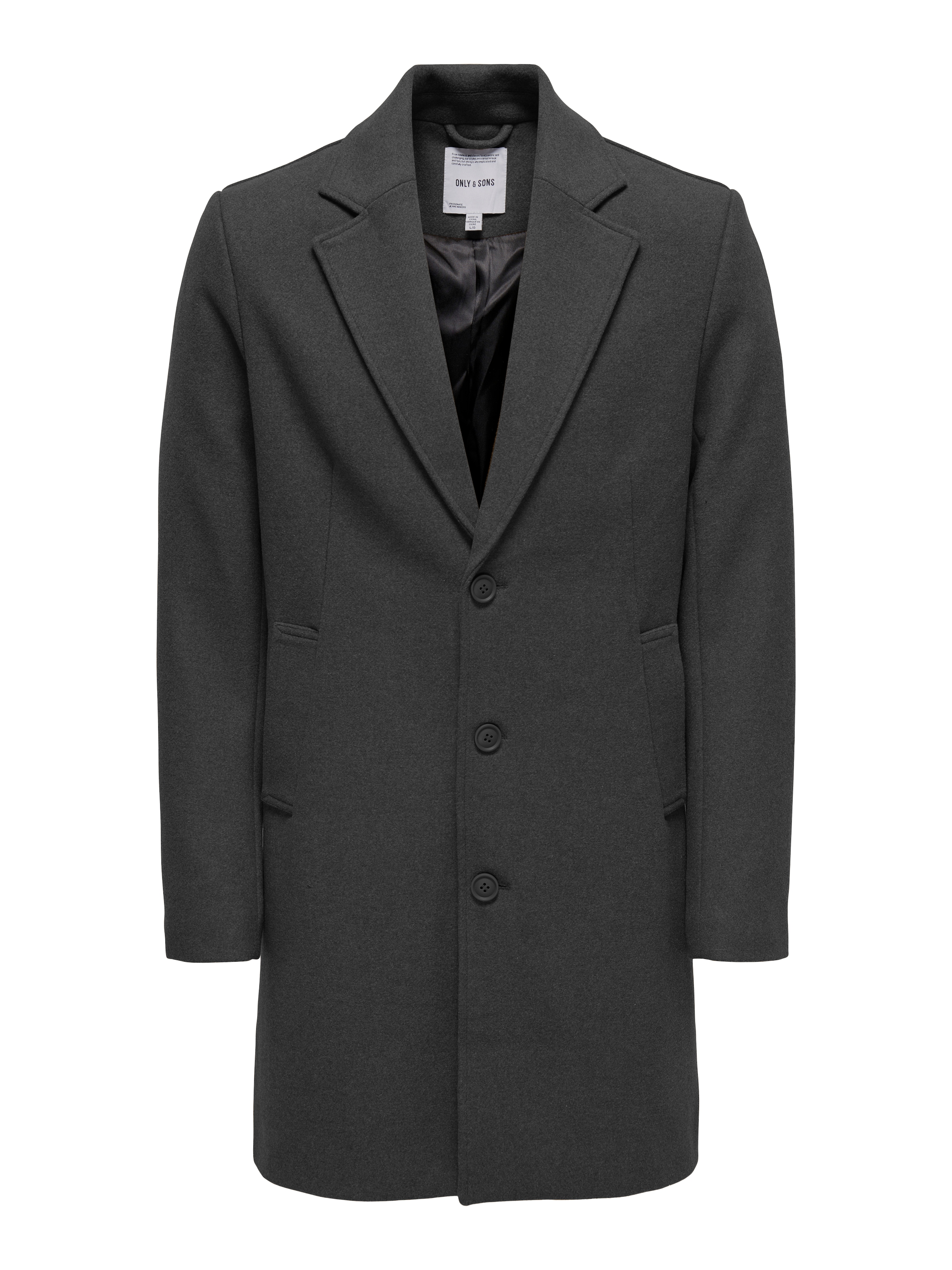 ONLY & SONS Langmantel »ONSMATTHEW WOOL COAT OTW NOOS« mit Wolle