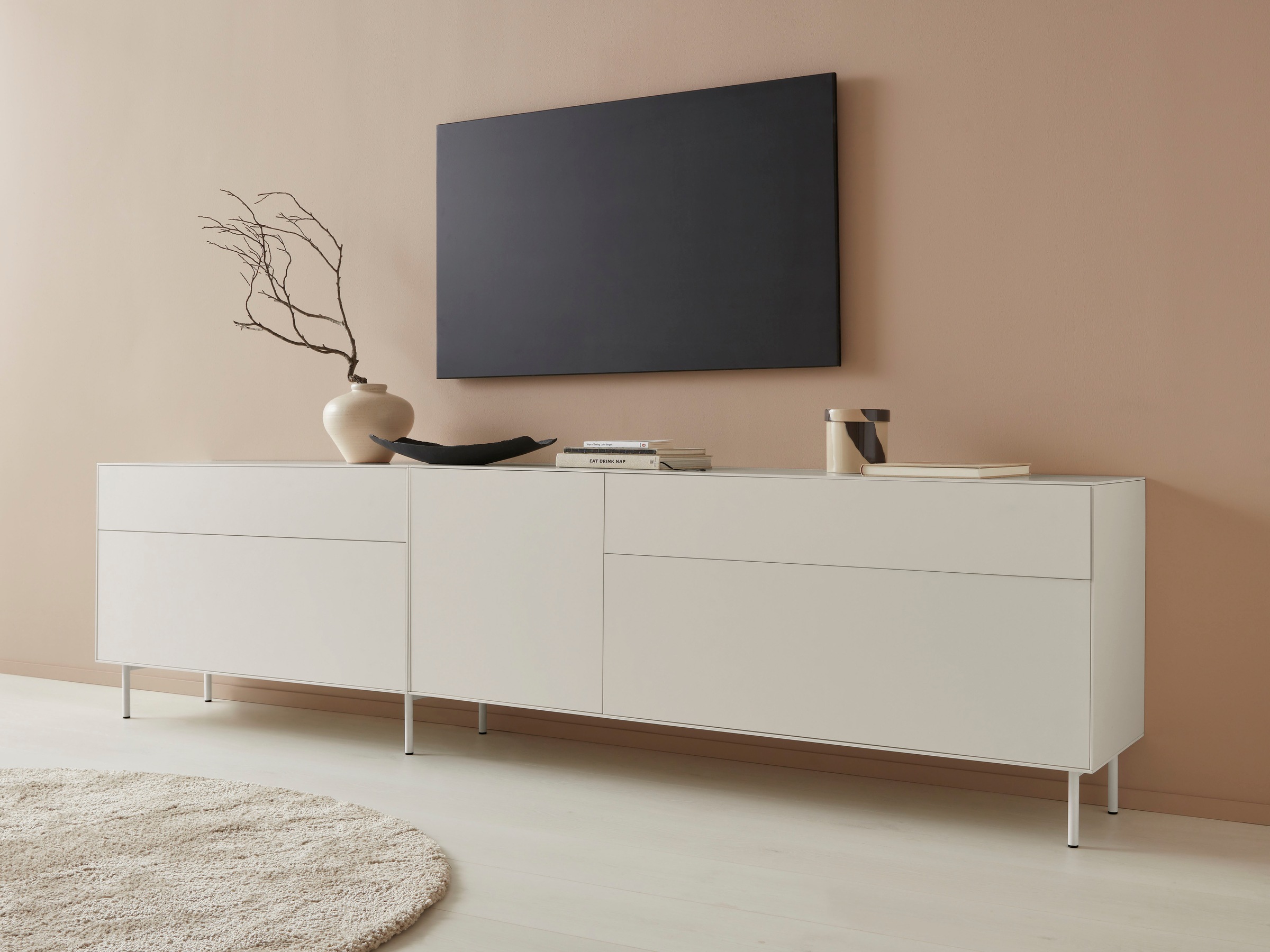 LeGer Home by Lena Gercke Lowboard »Essentials«, (2 St.), Breite: 279cm, MD günstig online kaufen