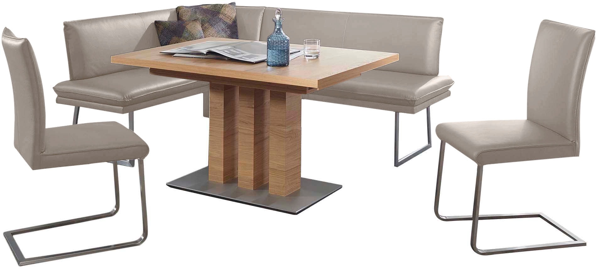 K+W Komfort & Wohnen Essgruppe »Santos III« 4 Stk. tlg. gepolsterte Eckbank günstig online kaufen