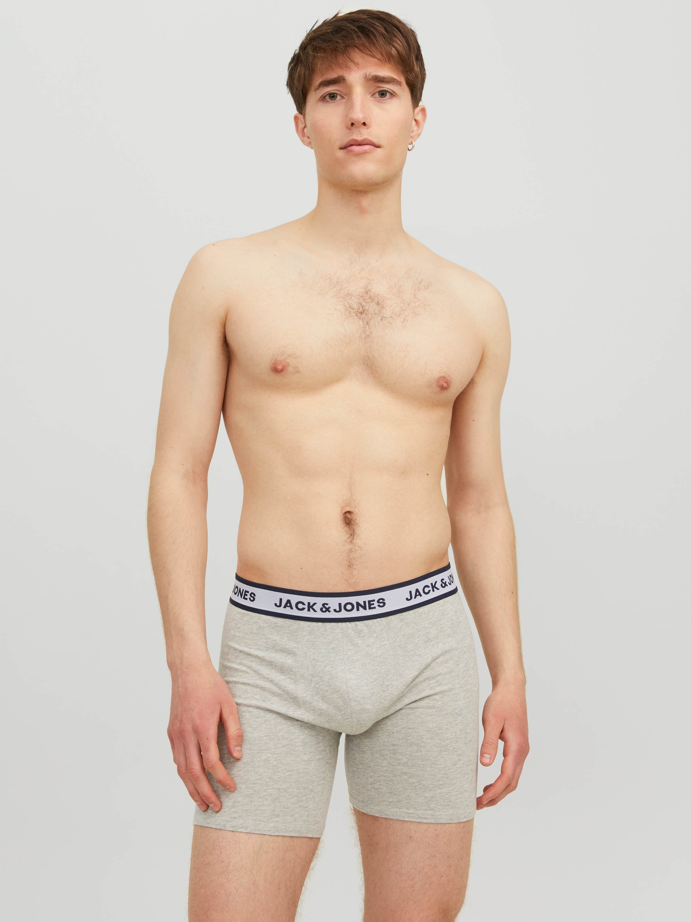 Jack & Jones Boxershorts »JACSOLID BOXER BRIEFS 3 PACK NOOS« Packung, 3 Stk.