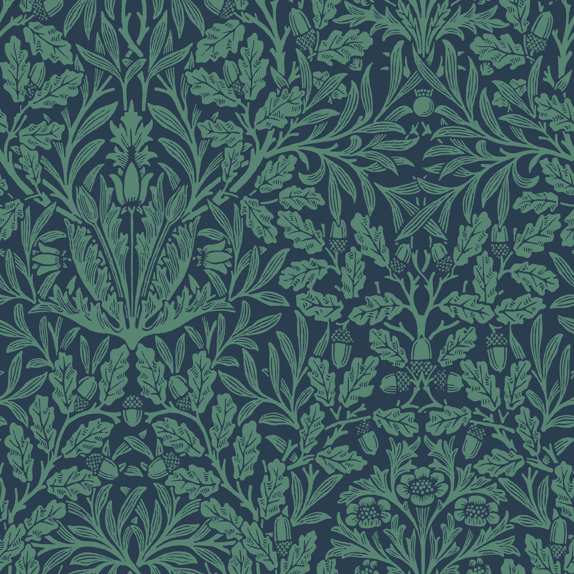 WILLIAM MORRIS AT HOME Vliestapete »Acorn Heritage« Motiv glatt Design Tapeten