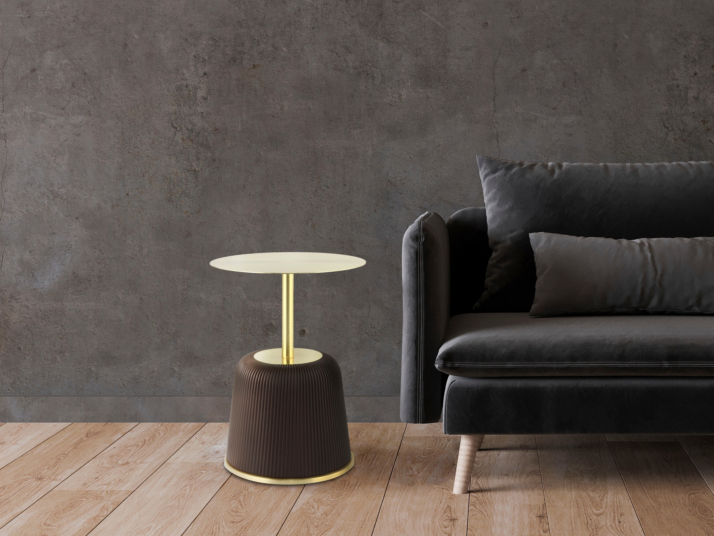 Kayoom Beistelltisch »Jokai 325, Eisengestell, PU-Stoffbezug, praktische Ab günstig online kaufen