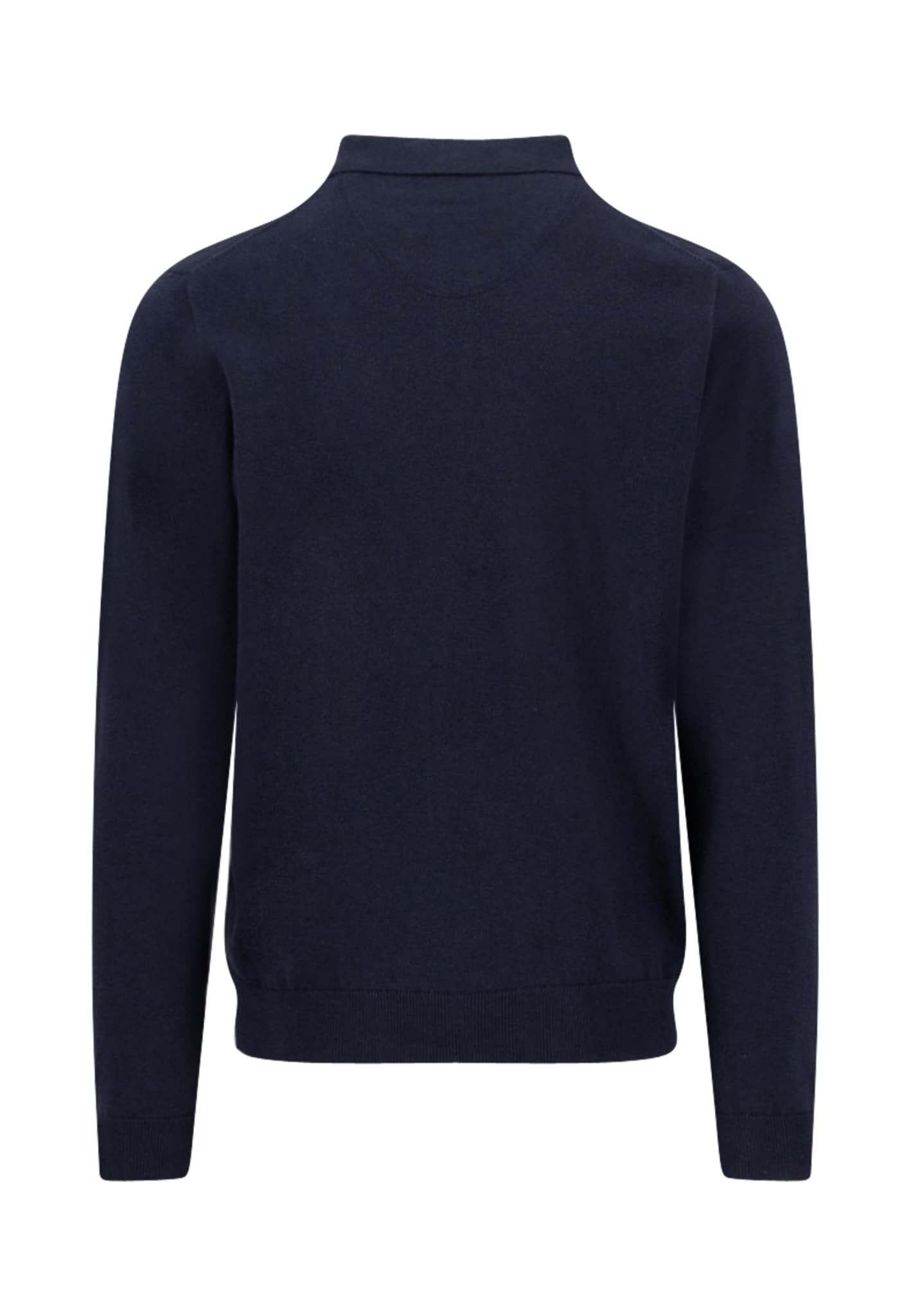 FYNCH-HATTON Polokragenpullover Langarm, aus Baumwolle