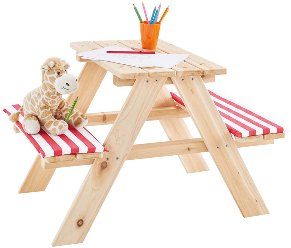Pinolino® Kinder-Sitzauflage »Polsterauflagen für Nicki für 2« Set, 2 tlg. Passt auf alle Kindersitzgarnituren »Nicki für 2«