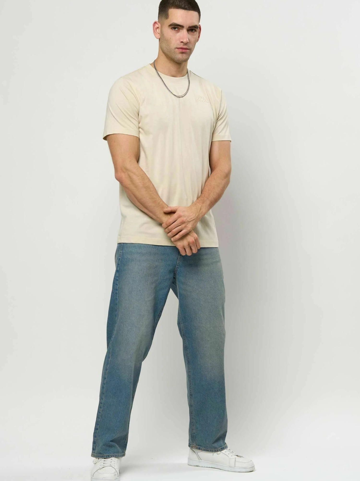 Kappa Kurzarmhemd »Kappa T-shirt Logo Cafers«