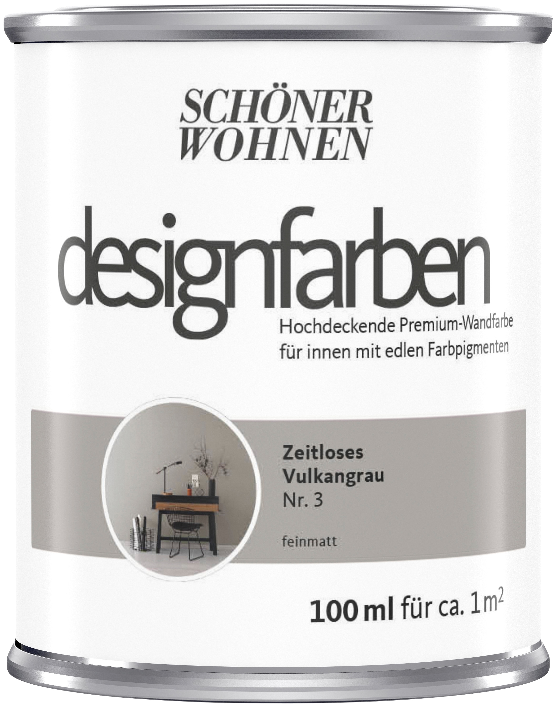 SCHÖNER WOHNEN-Kollektion Wand- und Deckenfarbe »Designfarben«, (1), 100 ml, Zeitloses... kaufen