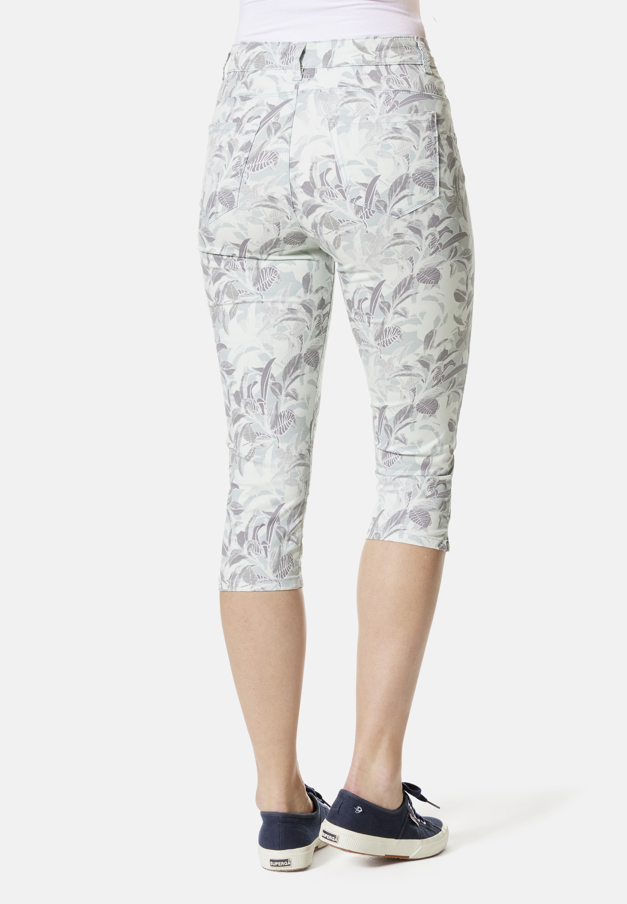STOOKER WOMEN 7/8-Jeans »Print Capri Skinny Fit«, Skinny Fit Casual Clean Wash Denim Jeans Magic Shape Effekt für Damen