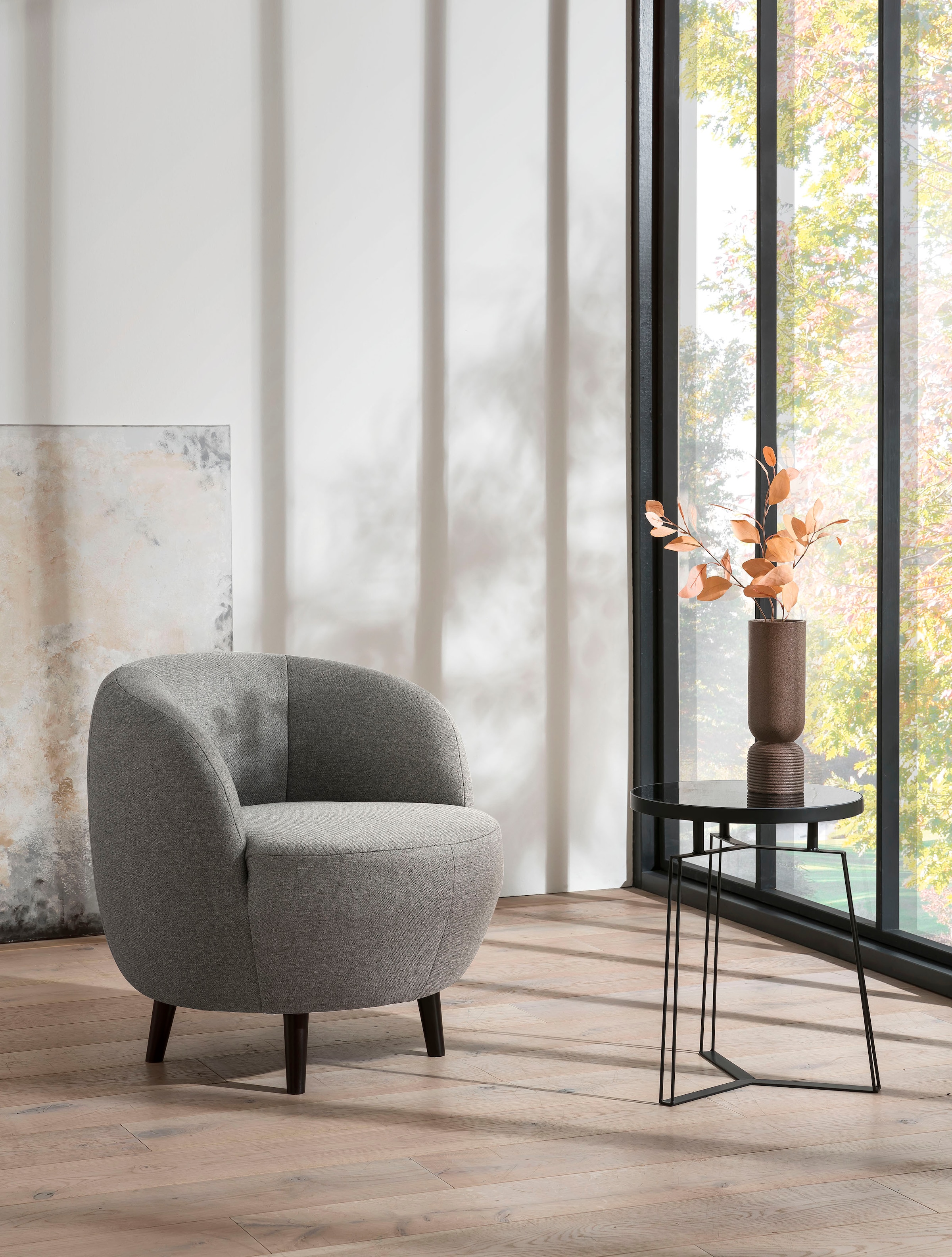 LOOKS by Wolfgang Joop Sessel »LOOKS XIV Cocktailsessel«, runde Form, perfekt für jeden Wohnraum als Einzelstück