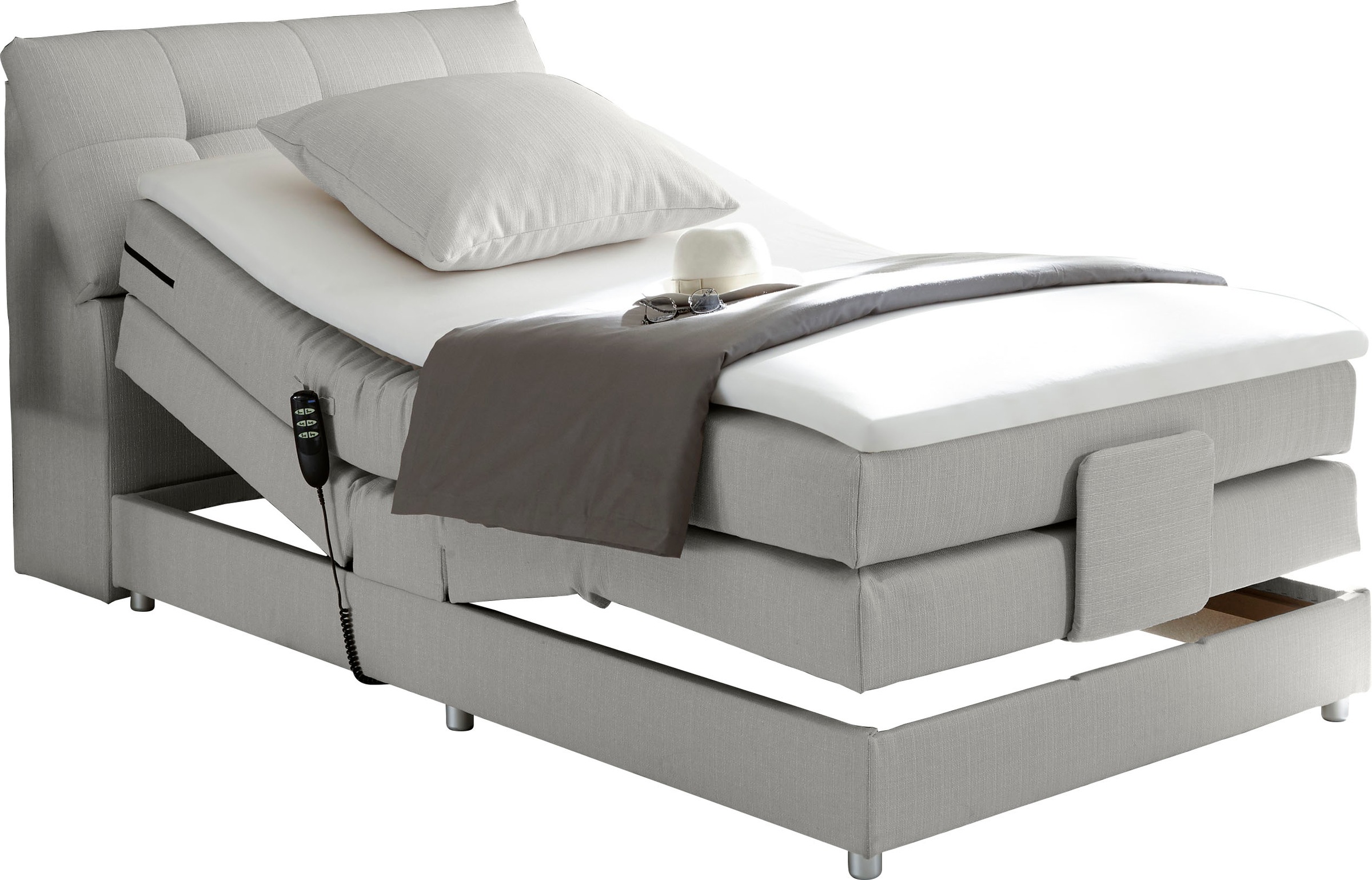 ED EXCITING DESIGN Boxspringbett »Carpino wahlweise in den Breiten 120cm od günstig online kaufen