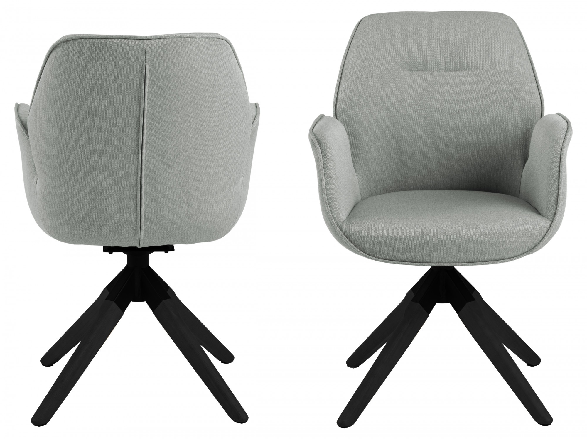 ACTONA GROUP Esszimmerstuhl »Alma«, 1 St., Polyester, mit eleganten Kedern, günstig online kaufen