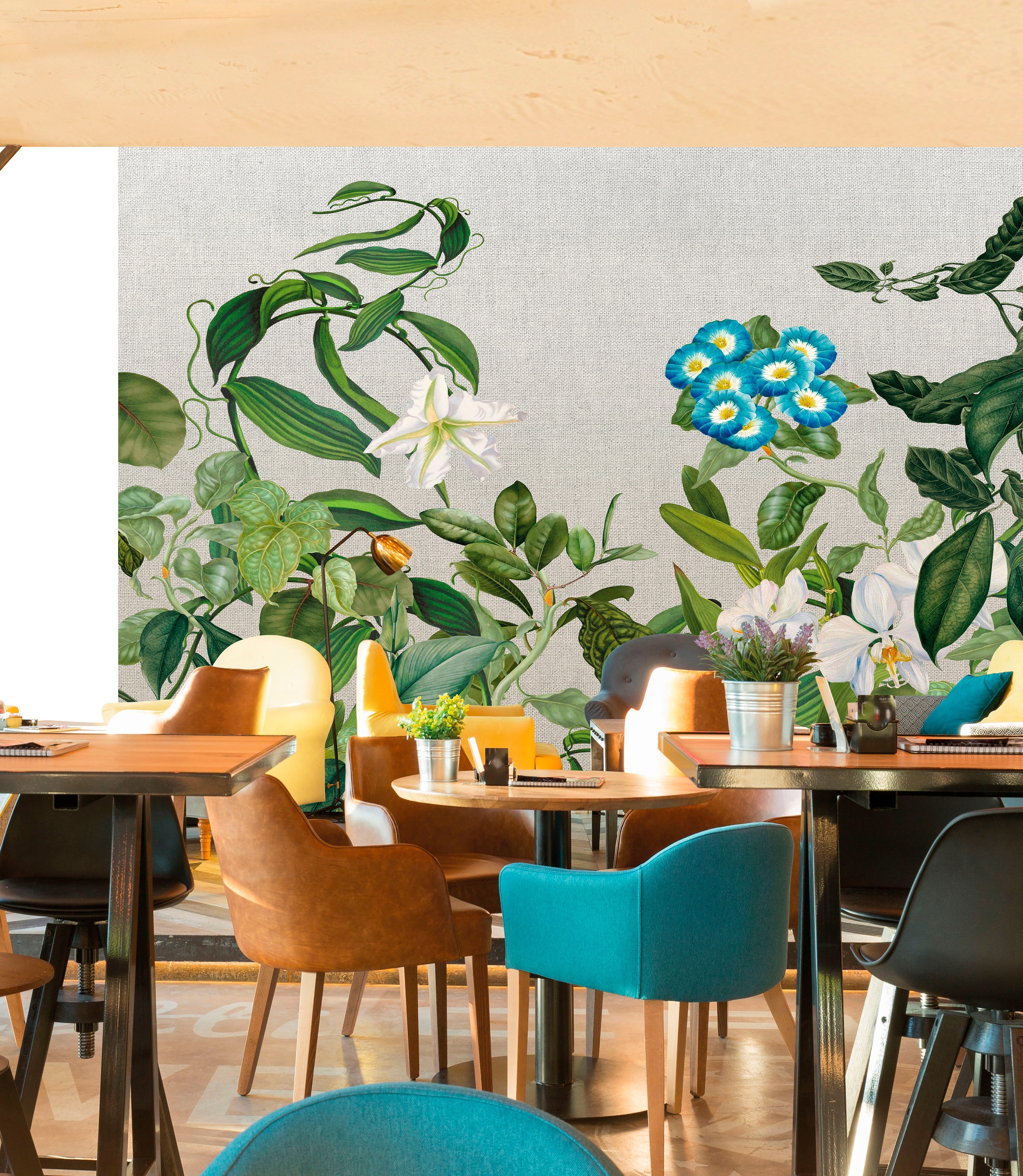 Architects Paper Fototapete »Atelier 47 Botanic Sketch 1« floral glatt Vlie günstig online kaufen