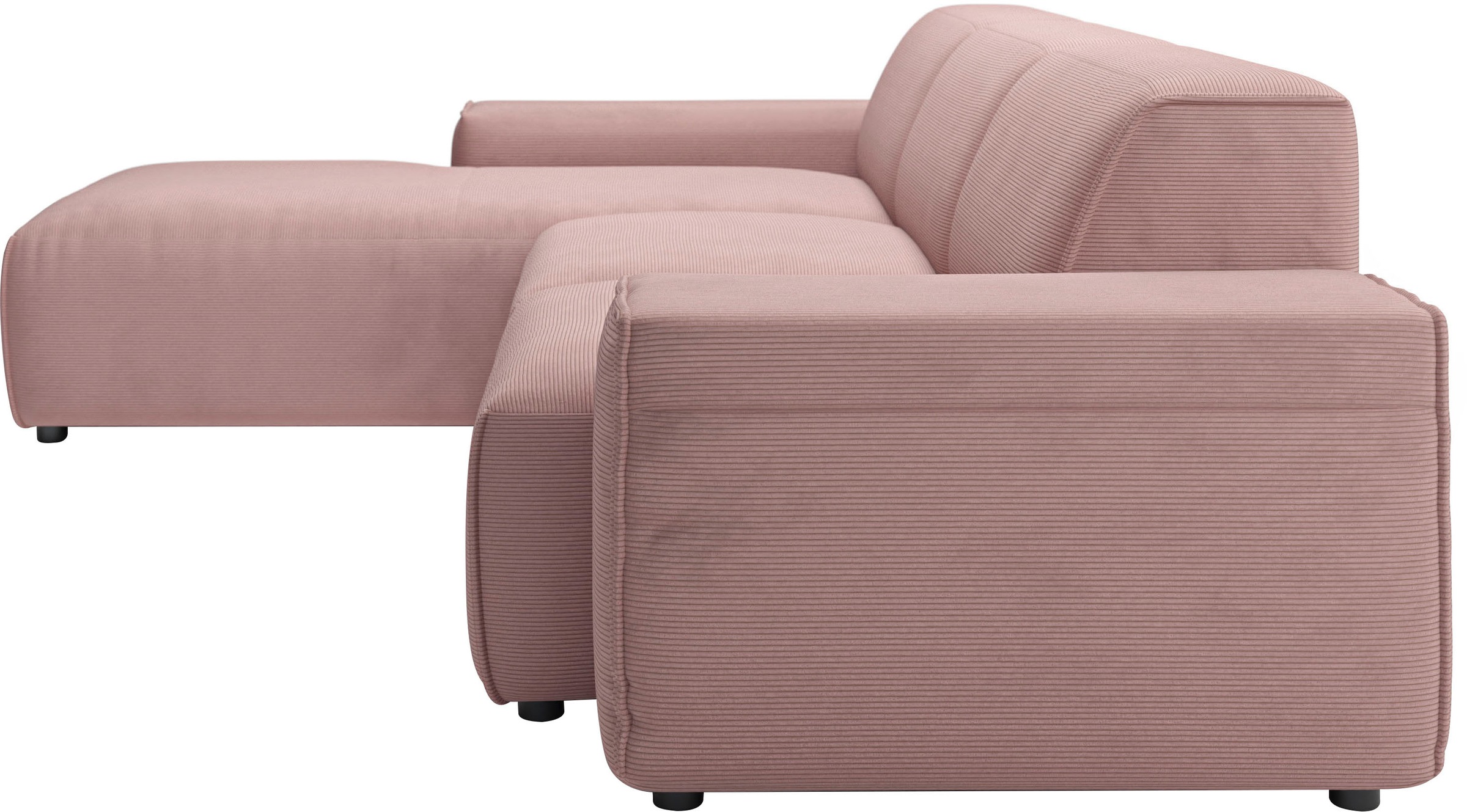 andas Ecksofa »Glimminge L-Form auch in Breitcord, Feincord + Easy care-Bezug,«, Breite 264, Zierkissen