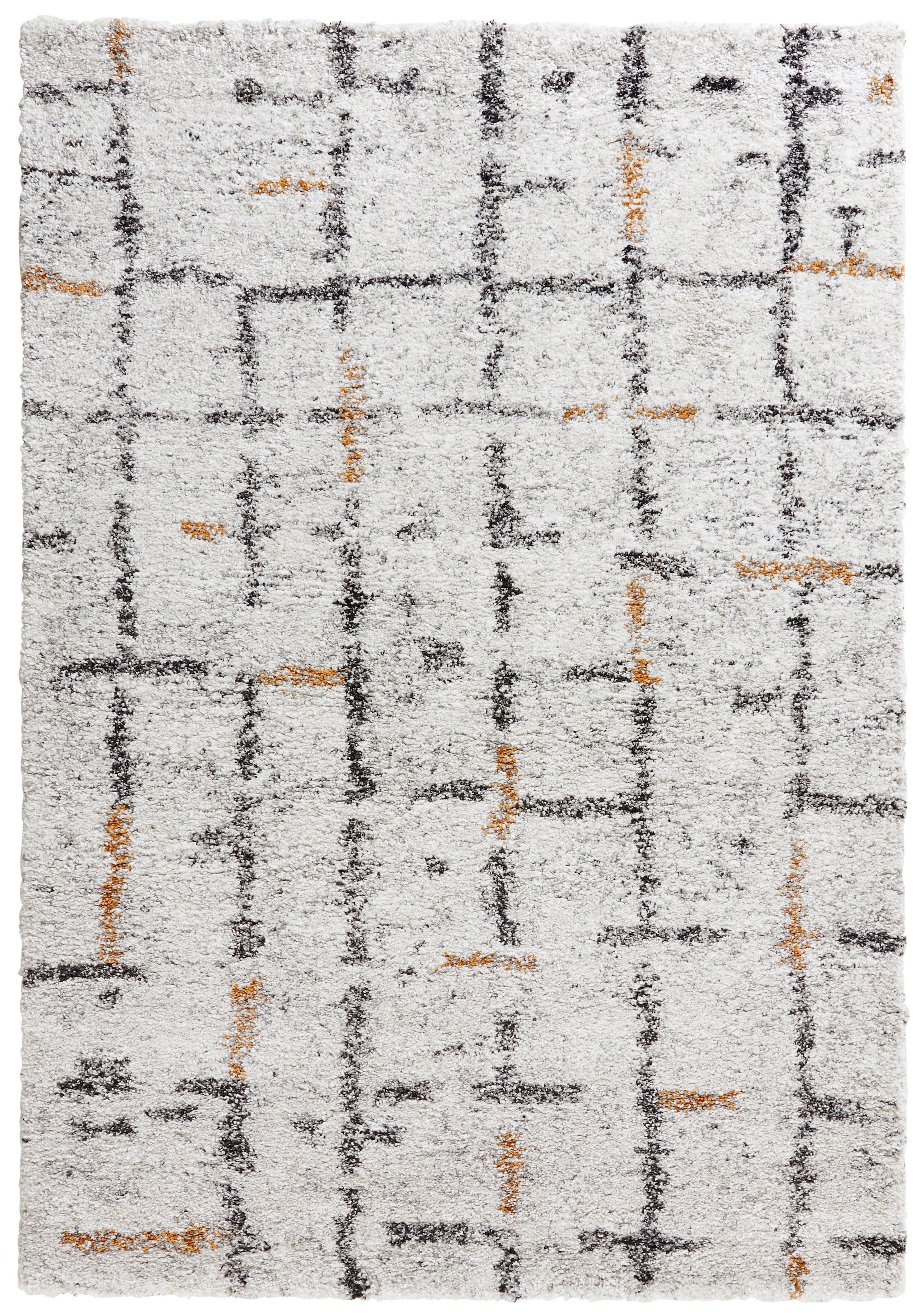 HANSE Home Hochflor-Teppich »Grid«, rechteckig, 30 mm Höhe, Shaggy, Boho, Flokati, Weich, Modern, Wohnzimmer, Schlafzimmer, Flur