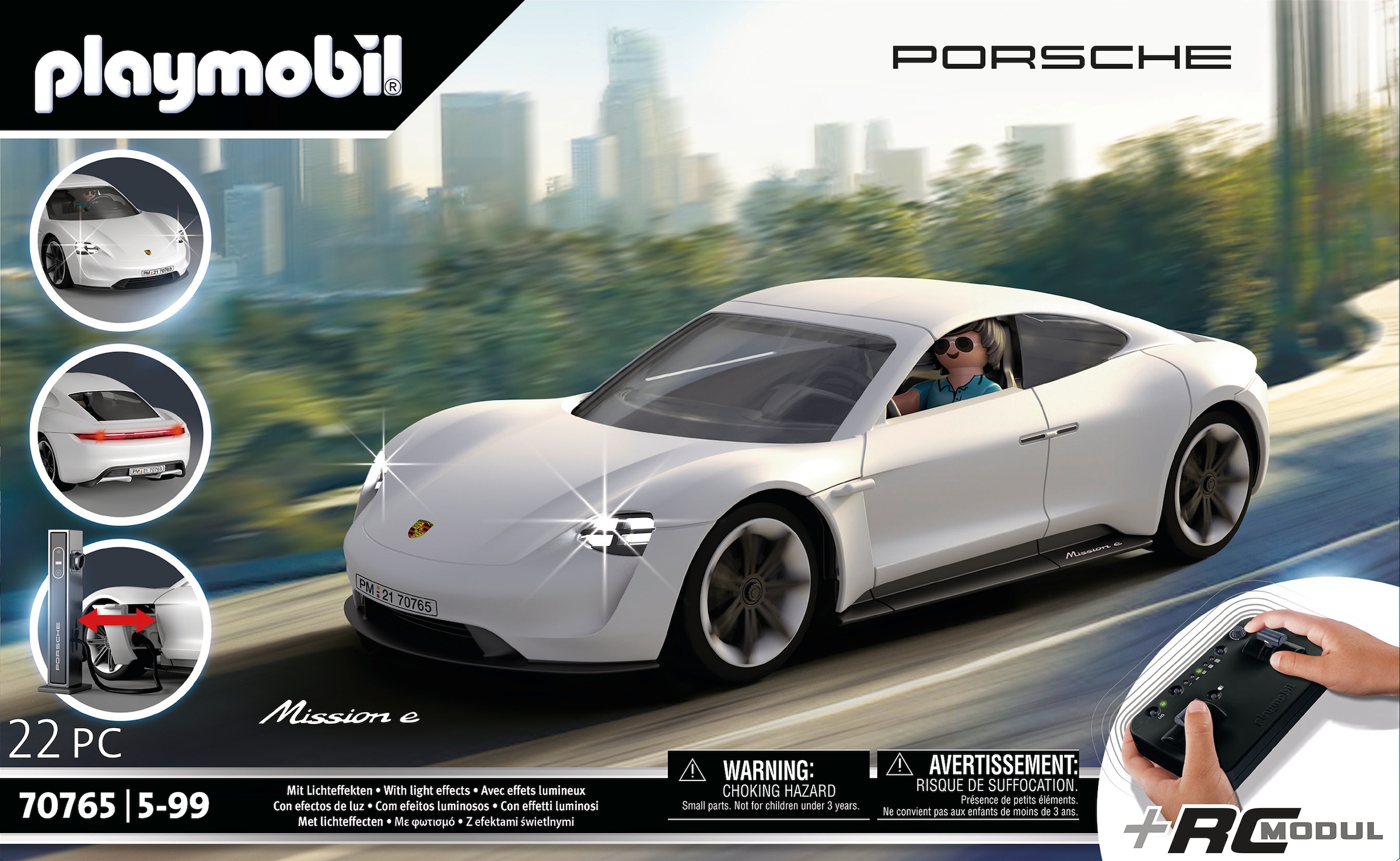 Playmobil® Konstruktions-Spielset »Porsche Mission E (70765), Porsche«, (22 St.), Made in Germany
