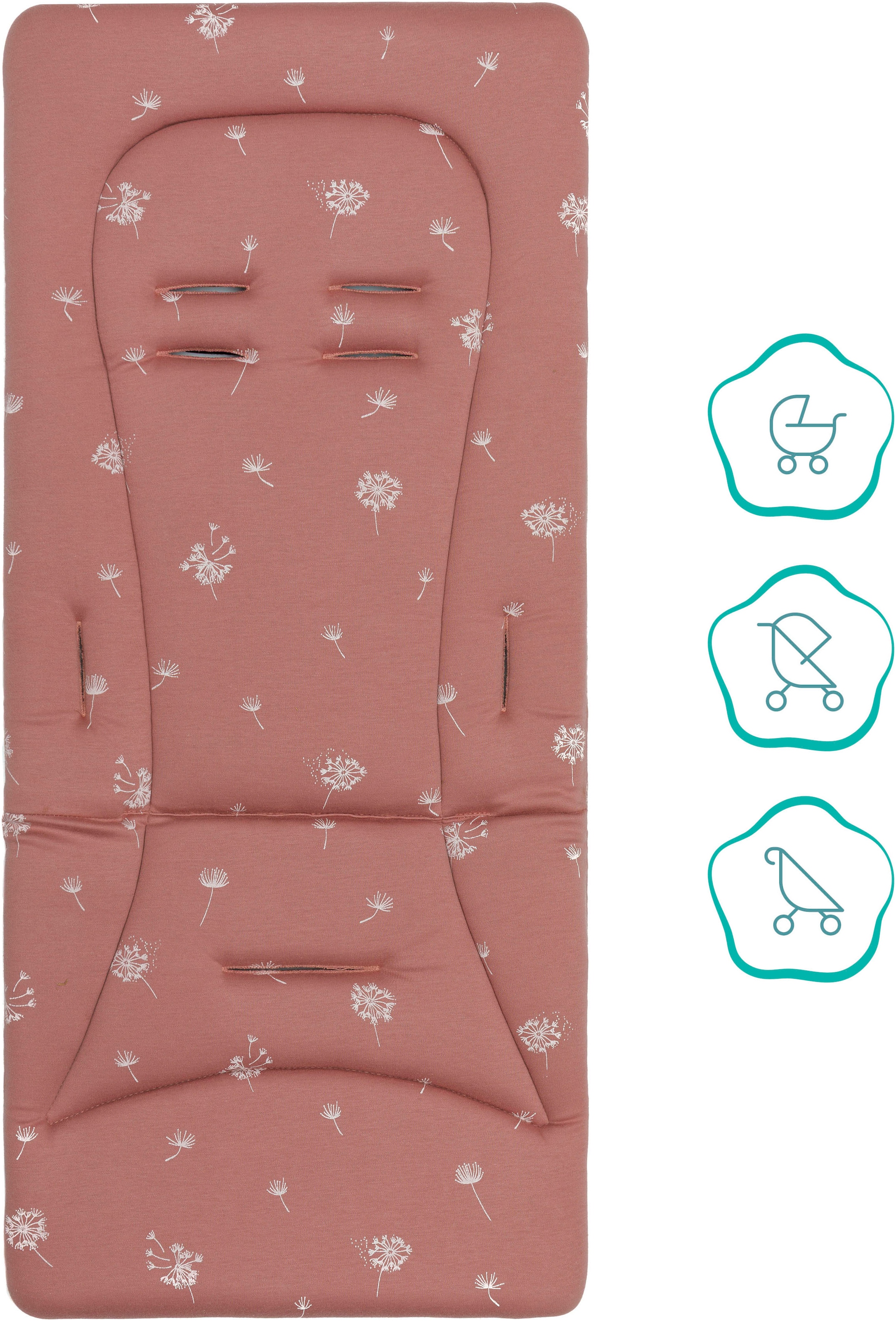 Fillikid Kinder-Sitzauflage »Wendeauflage Liner« für Buggy und Kinderwagen