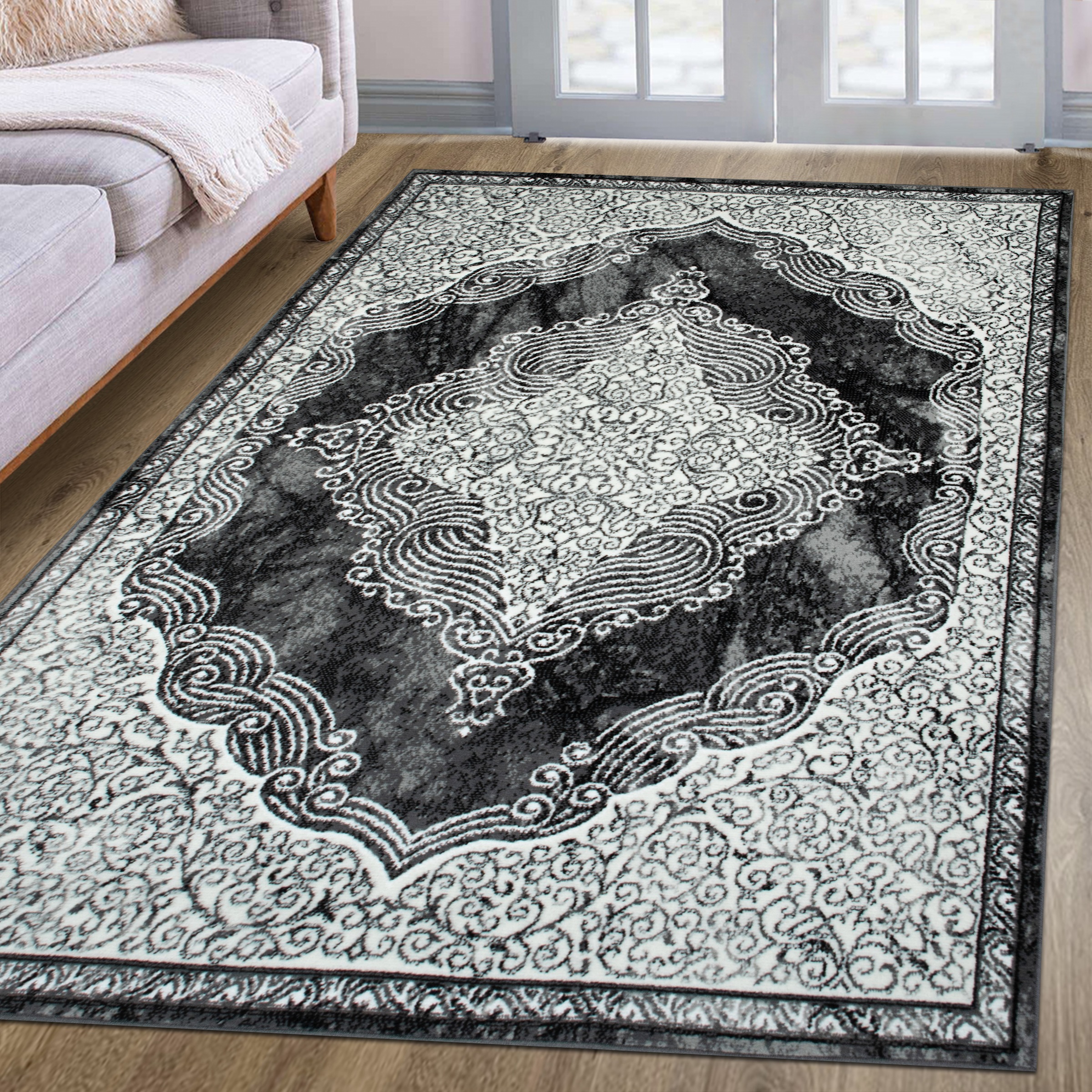 my home Teppich »Harvii, Orient-Design, kurzflor«, rechteckig, 8 mm Höhe, O günstig online kaufen