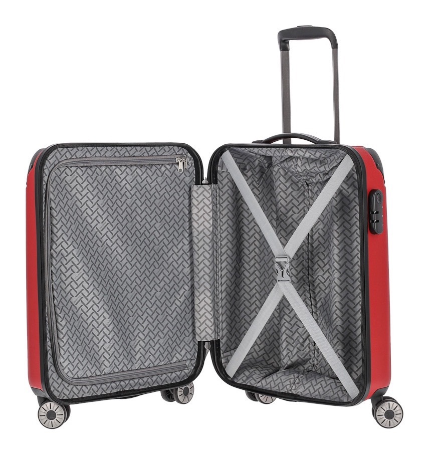 travelite Trolleyset »CITY, marine«, (3 tlg.), Kofferset Reisegepäck Reisekoffer TSA Schloss