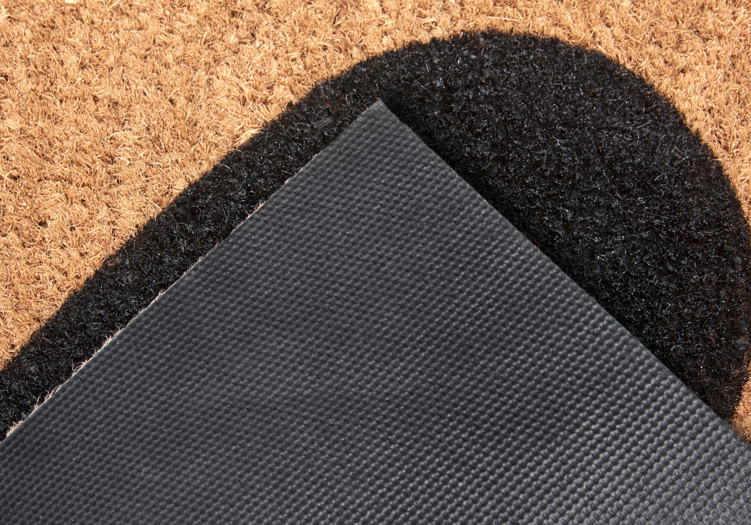 HANSE Home Fußmatte »Mix Mats Kokos Heart, Türmatte«, rechteckig, 15 mm Höhe, Kokos, Schmutzfangmatte, Outdoor, Rutschfest, Innen, Kokosmatte, Flur