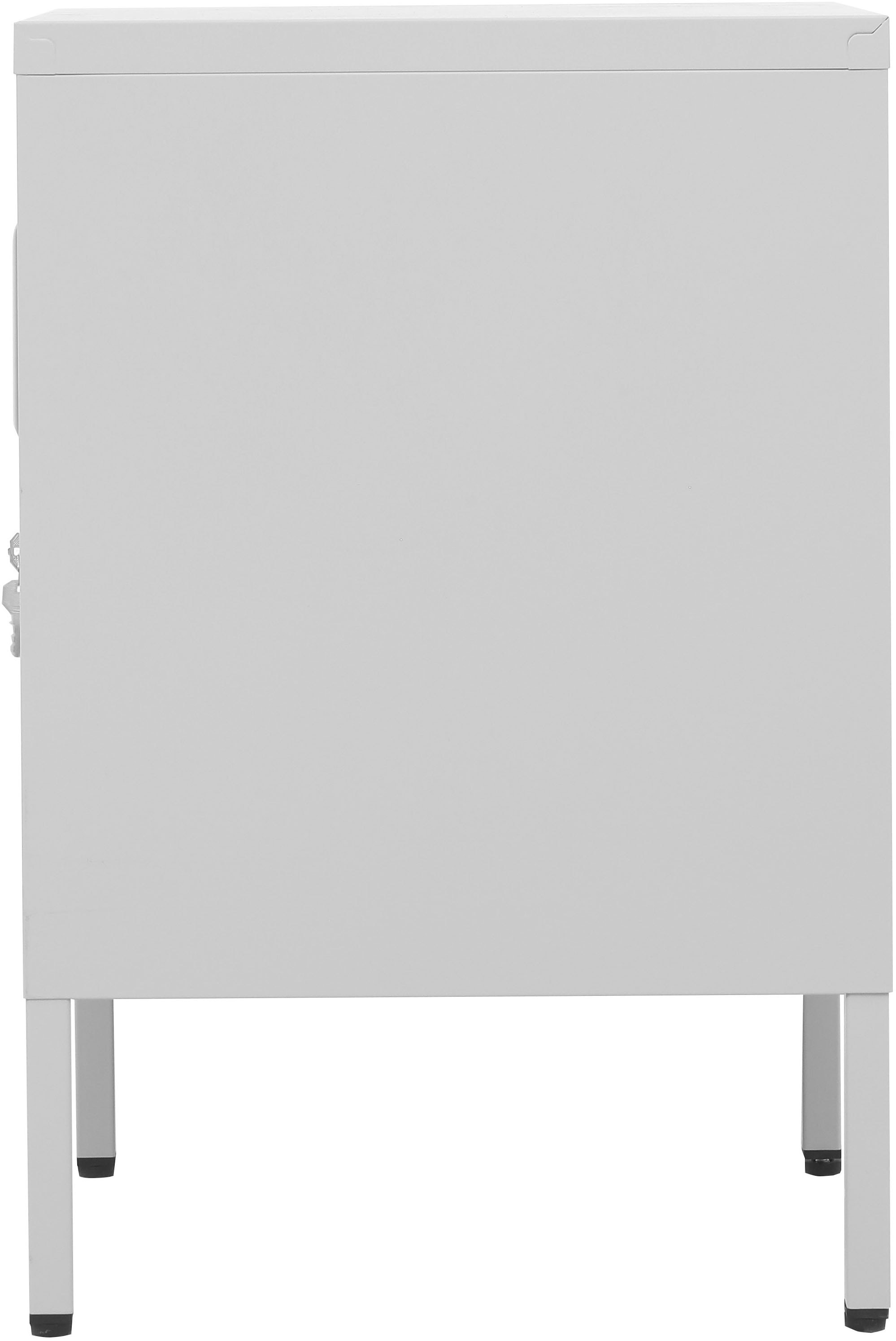 OTTO home Nachtkommode »Nachttisch Nachtkonsole Beistelltisch Metallschrank Siena« in 4 Farben aus Metall Stahlschrank Bestseller,  in der Höhe verstellbar, abschließbar