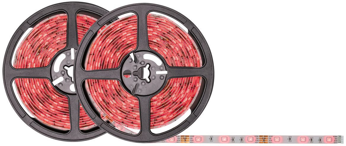Paulmann LED Stripe »SimpLED 10m RGB bunt dimmbar Set beschichtet 28W«, 1 St.-flammig, mit Fernbedienung, Memoryfunktion
