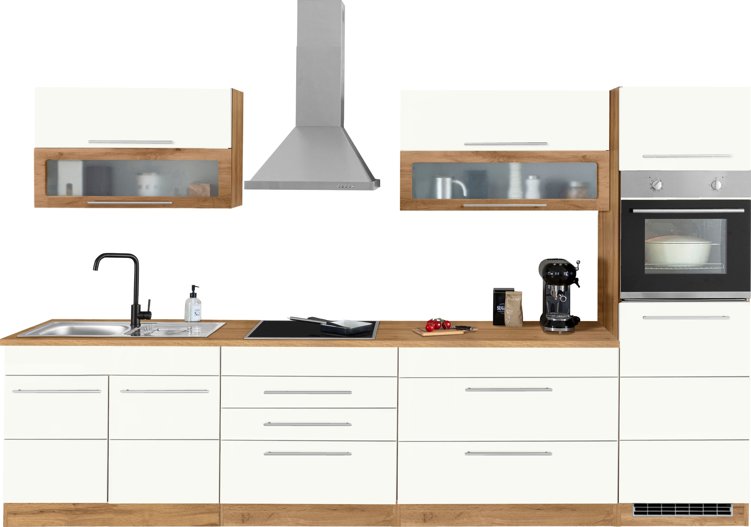 KOCHSTATION Küchenzeile »KS-Wien« Breite 340 cm, wahlweise mit E-Geräten un günstig online kaufen