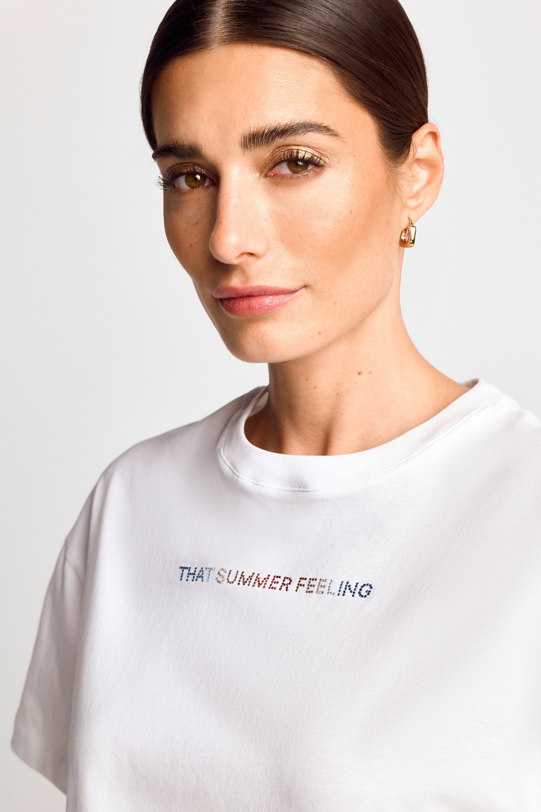 RICHROYAL T-Shirt, Mit Glitzer-Print