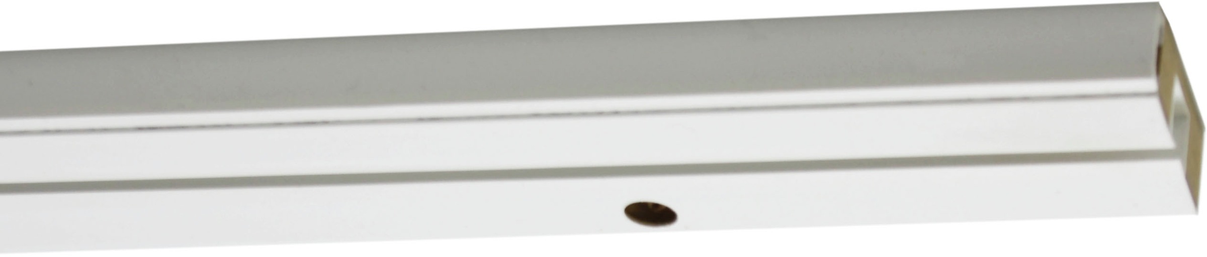 Gardinia Vorhangschiene 1-läufig GE1 Weiß 150 cm günstig online kaufen