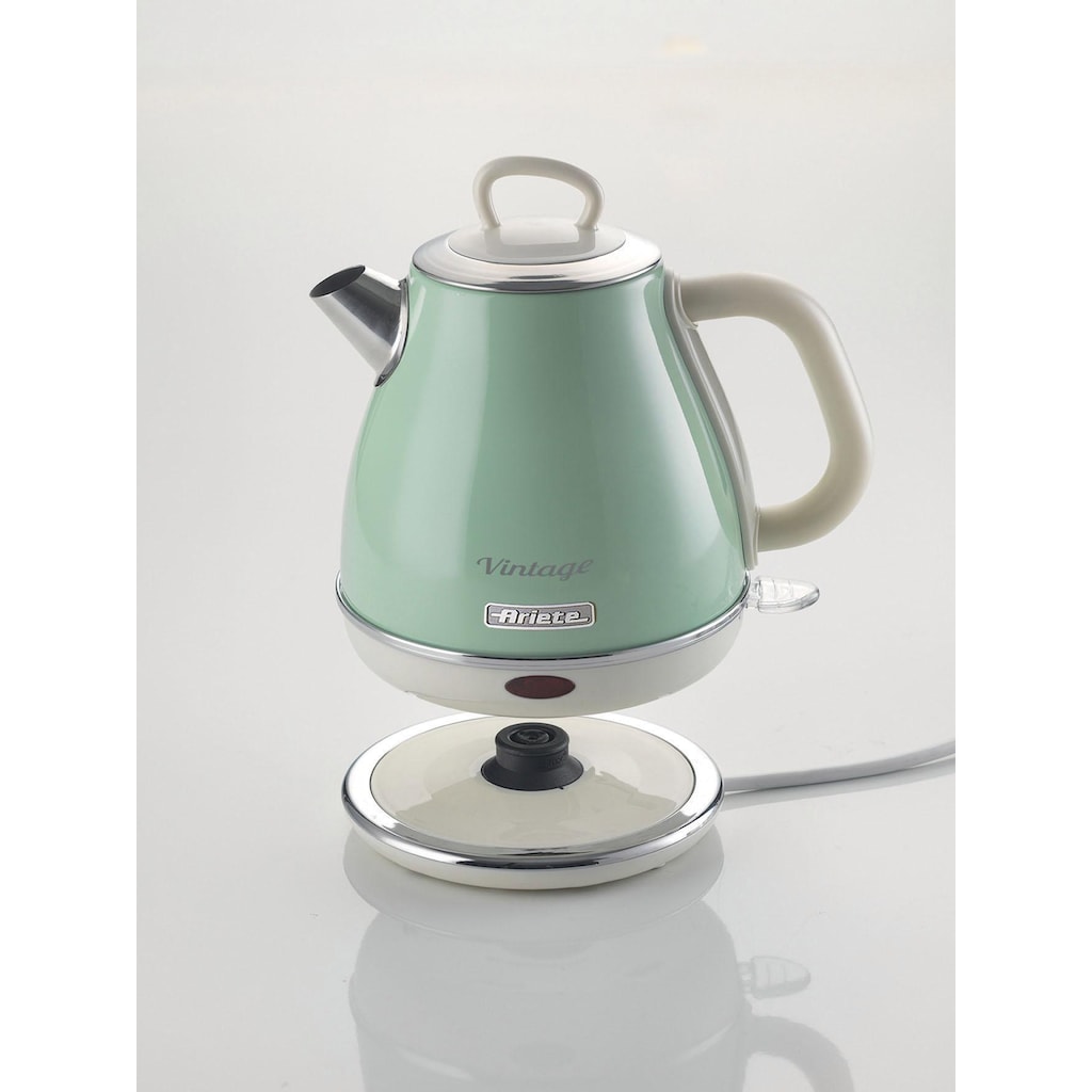 Ariete Wasserkocher »2868GR Vintage 1 L grün«, 1 l, 1630 W