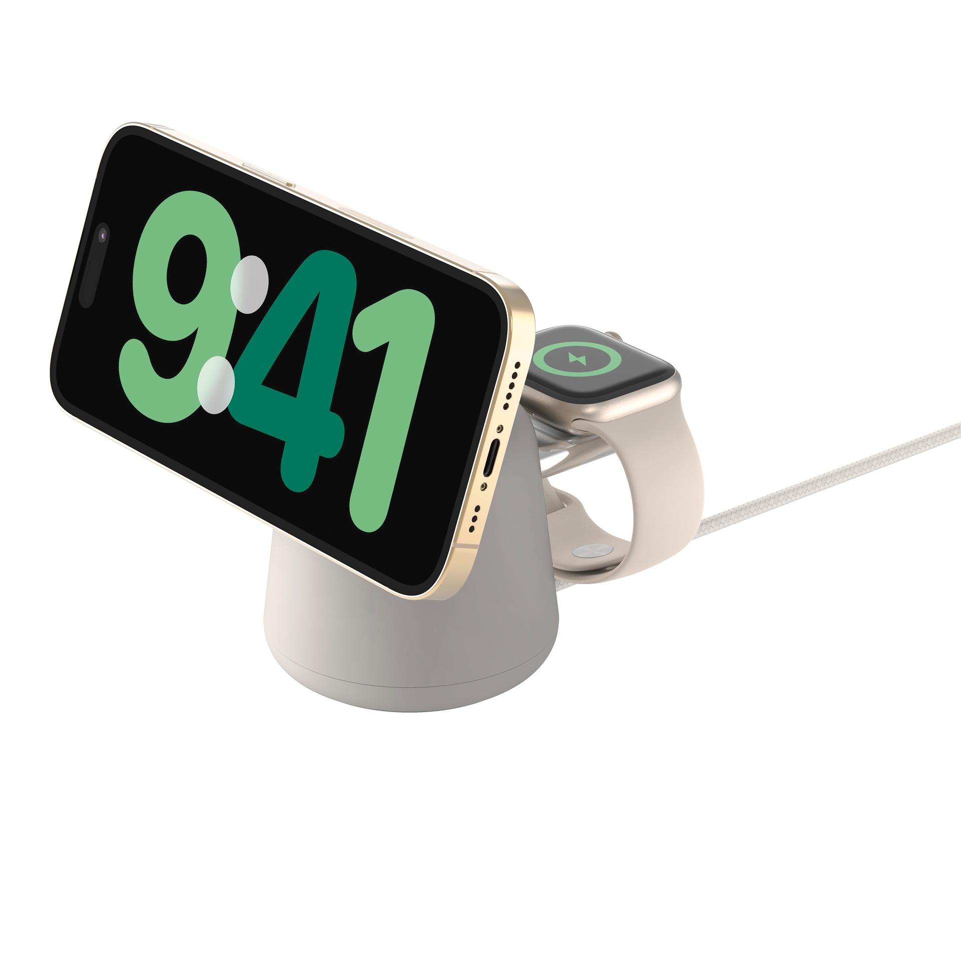 Belkin Ladestation »BOOSTCHARGE PRO Magnetische 15 W 2-in-1-Ladestation mit Qi2«