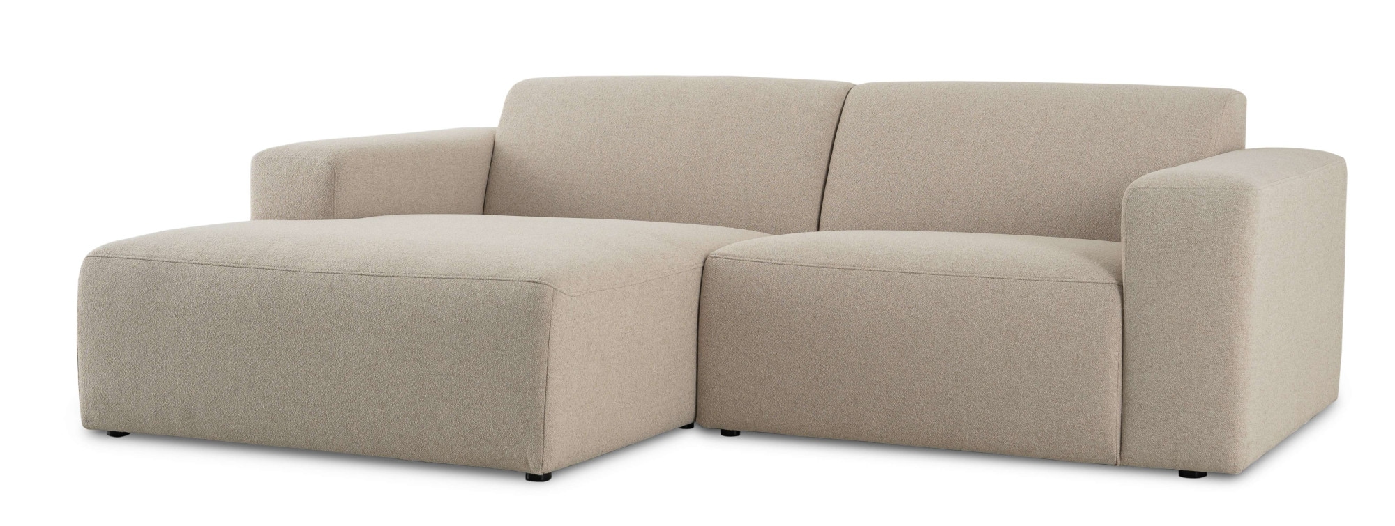 INOSIGN Ecksofa »Koa,228cm, L-Form, Modulsofa, Webstoff, Cord«, Designsofa, weicher Lounge-Sitzkomfort, Welleunterfederung, bodentief