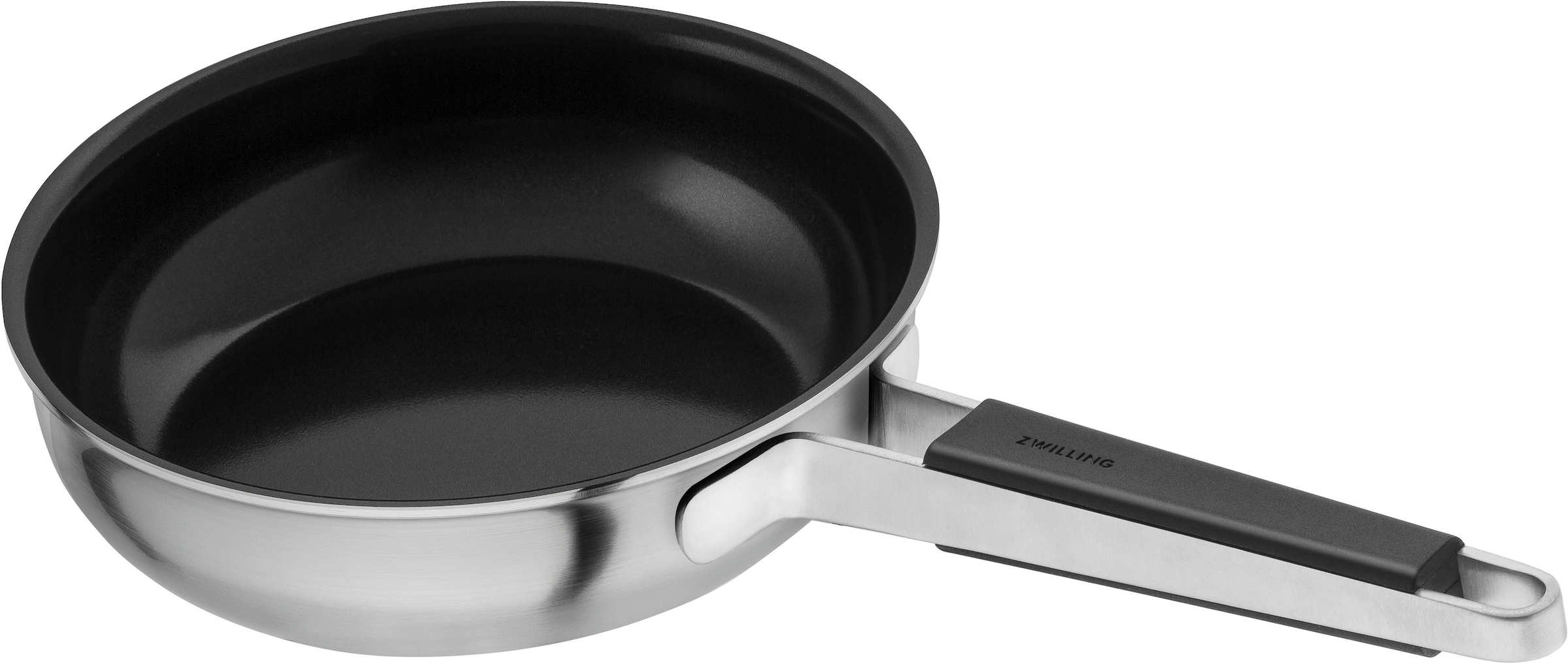 Zwilling Bratpfanne »Pure«, Edelstahl 18/10, (1 tlg.), Keramikbeschichtung, günstig online kaufen