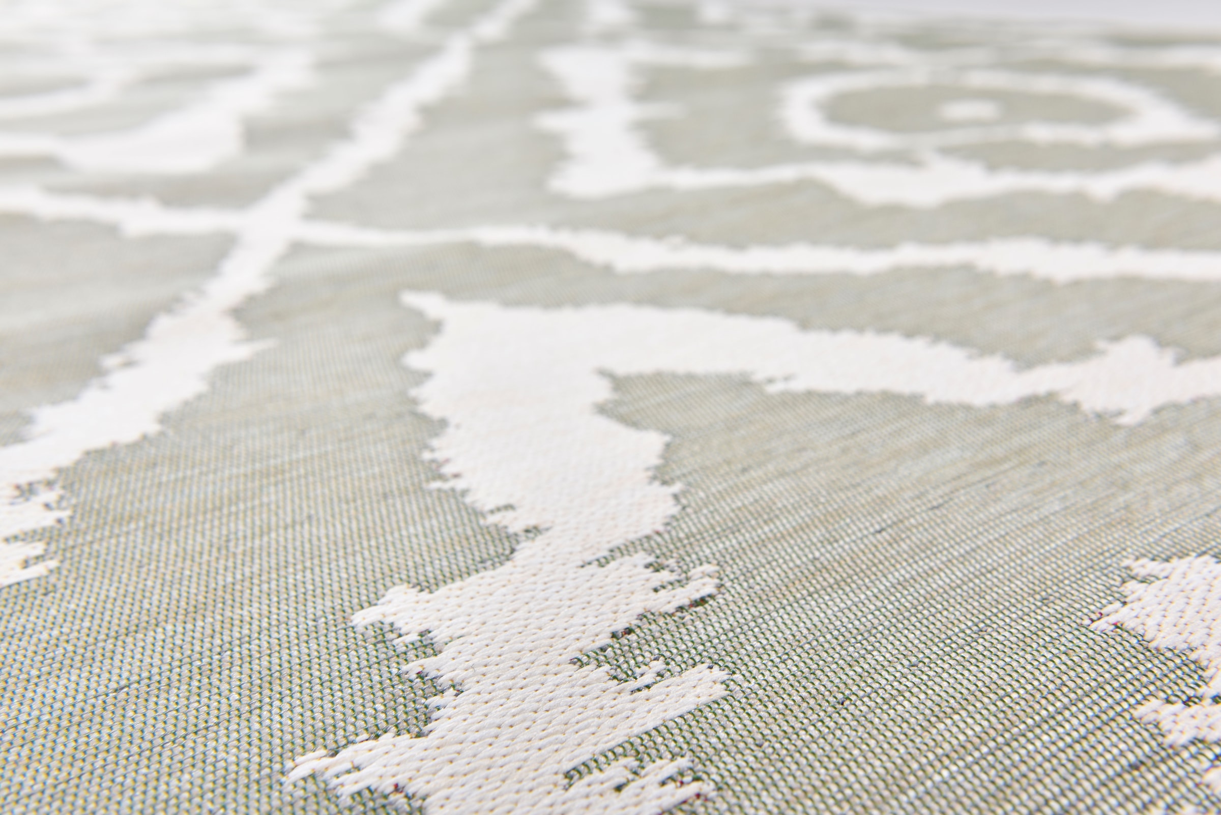 TOM TAILOR HOME Teppich »Garden Pattern«, rechteckig, 3 mm Höhe, Flachgewebe, modernes Rauten Design, In- und Outdoor geeignet