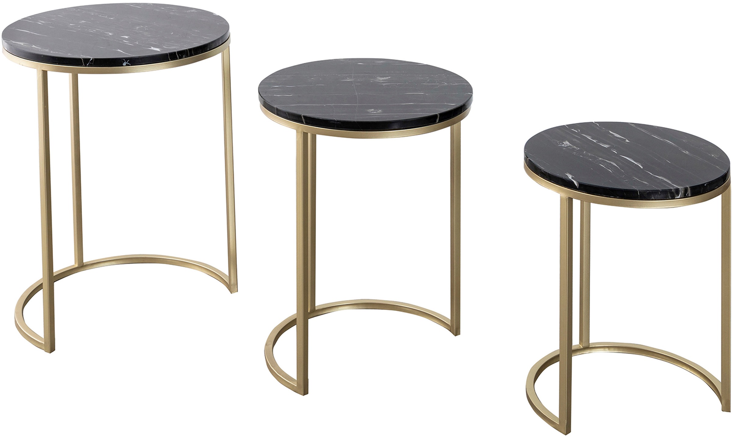 Kayoom Beistelltisch »Tria 125 3er-Set, faszinierend und auflockernd«, (Set günstig online kaufen