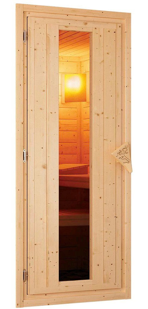 Karibu Sauna »Vada«, 9 KW-Ofen mit integrierter Steuerung