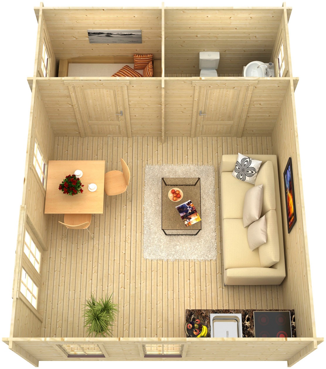 Skanholz Gartenhaus »Bern 2«