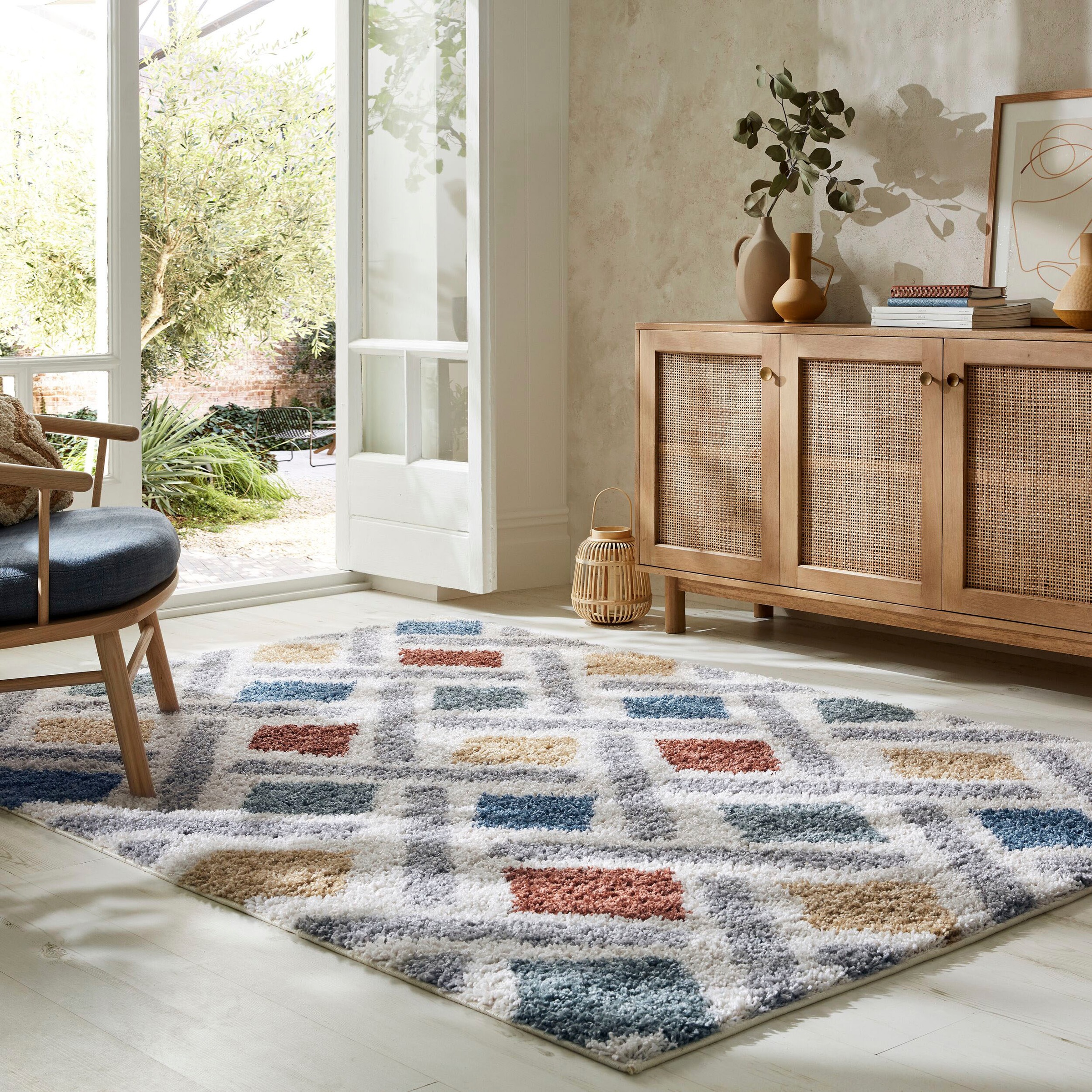 FLAIR RUGS Hochflor-Teppich »SKETCH«, rechteckig, 30 mm Höhe günstig online kaufen