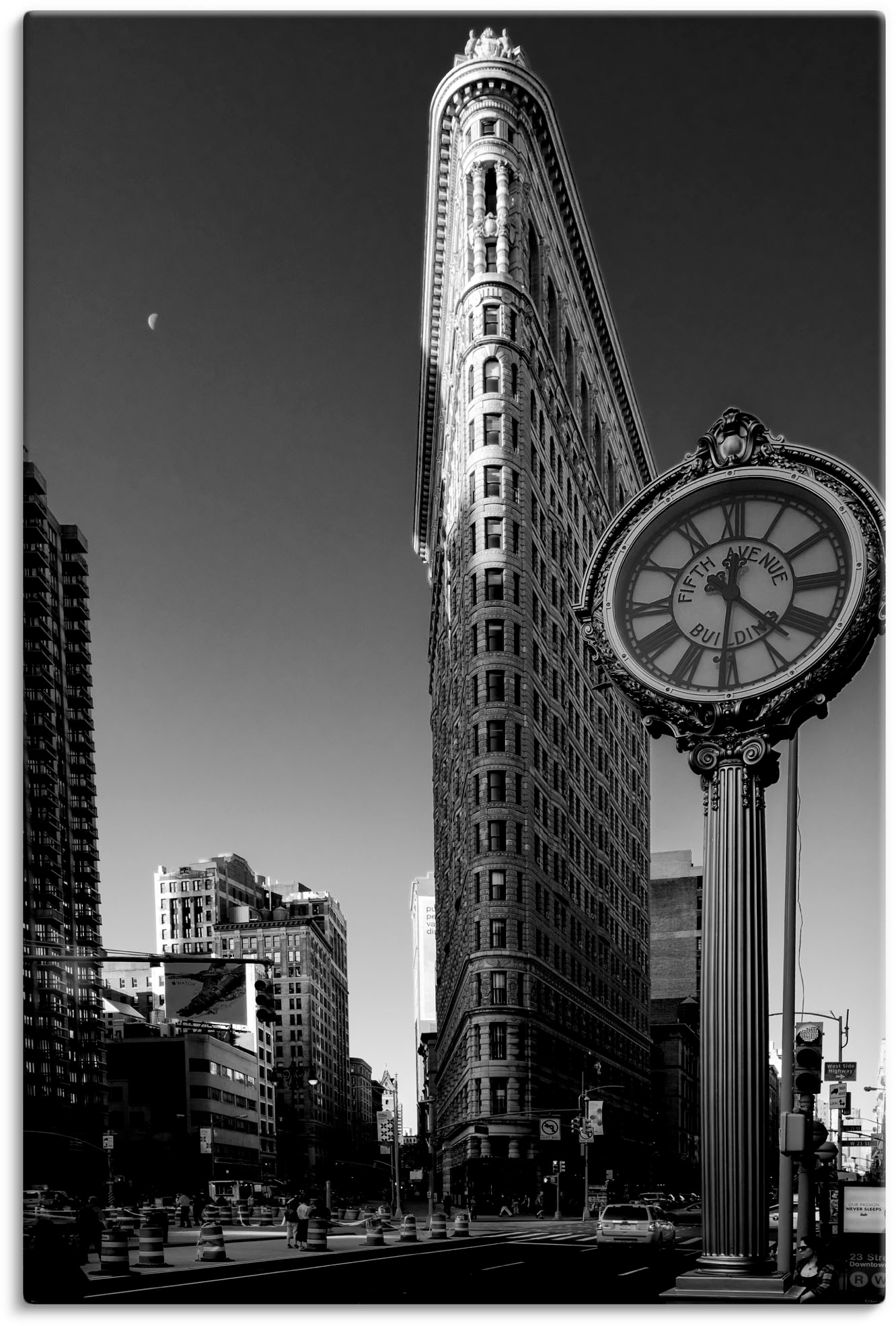 Artland Wandbild "New York Flatiron", Amerika, (1 St.), als Leinwandbild, P günstig online kaufen