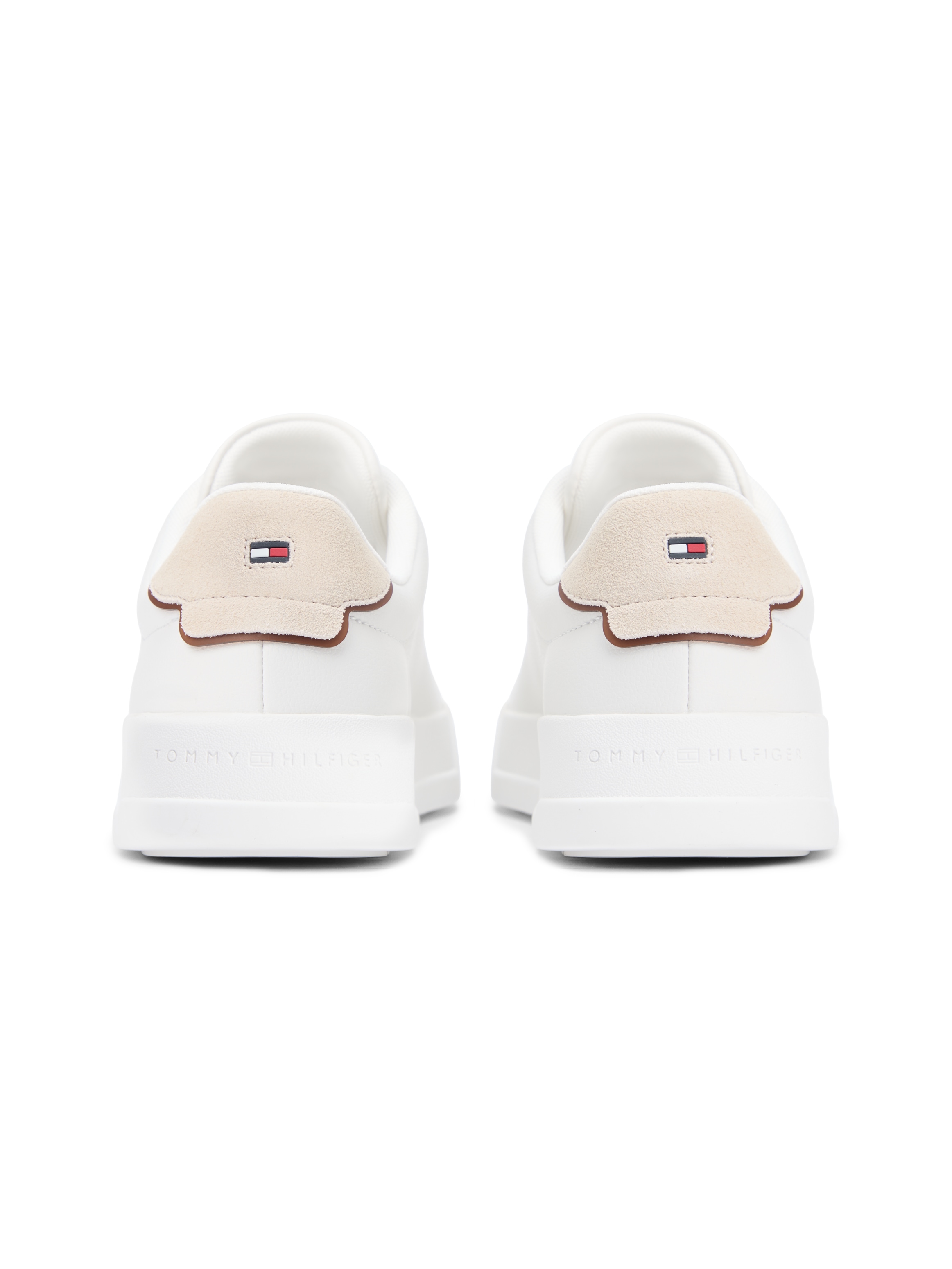 Tommy Hilfiger Sneaker »TH COURT LTH DETAIL ESS«  , Freizeitschuh, Halbschuh, Schnürschuh mit seitlichem Logoschriftzug