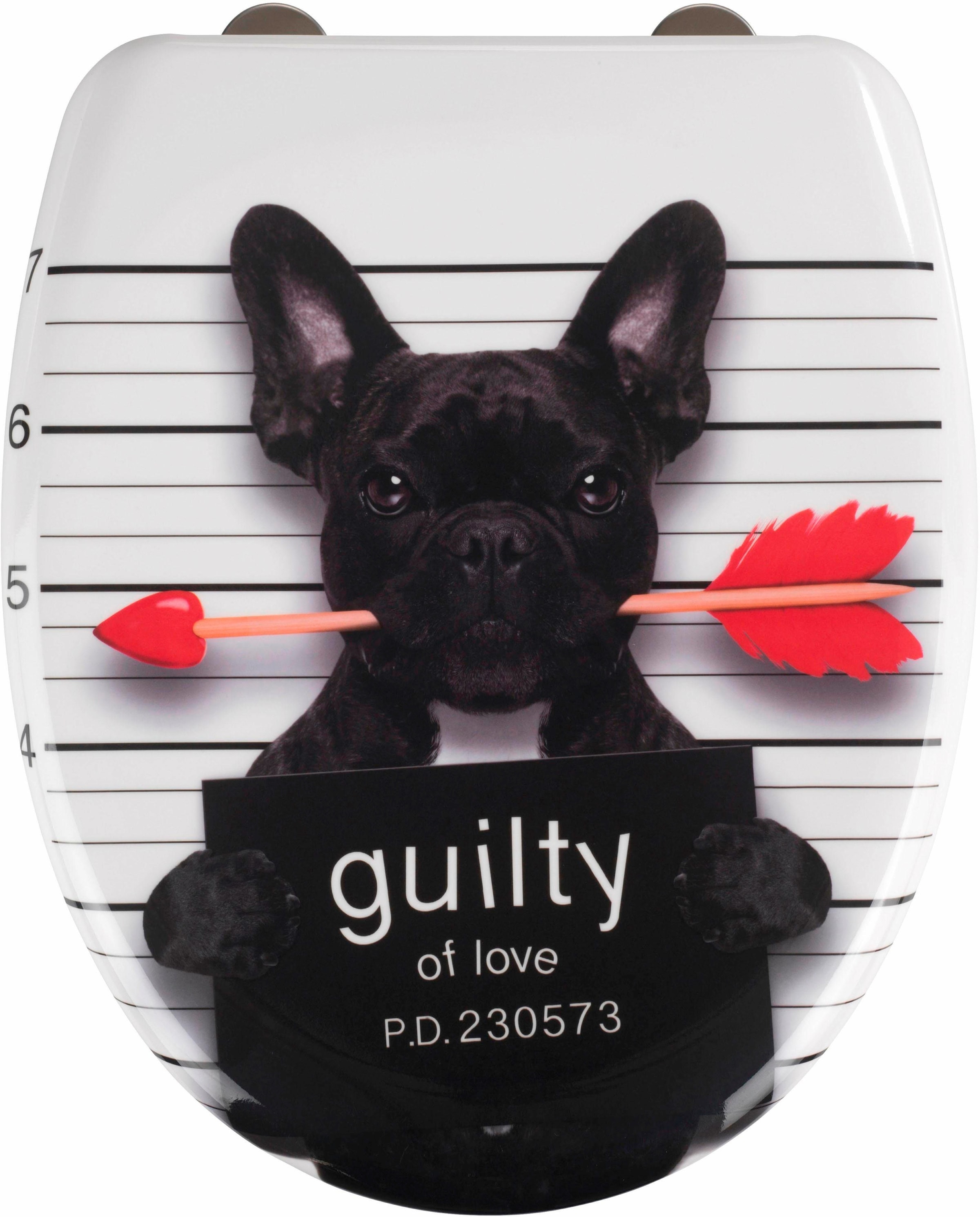 WENKO WC-Sitz "Guilty Dog" günstig online kaufen