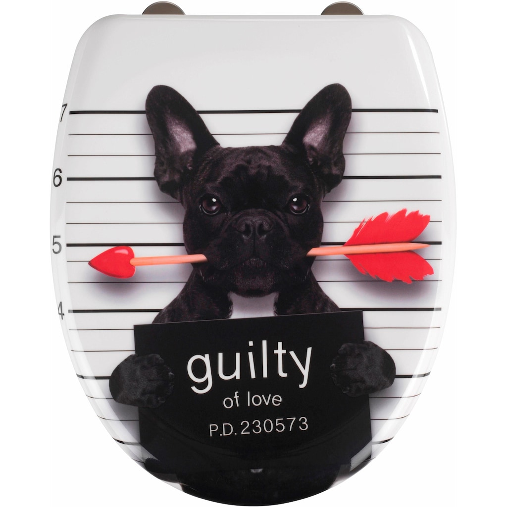 WENKO WC-Sitz »Guilty Dog«
