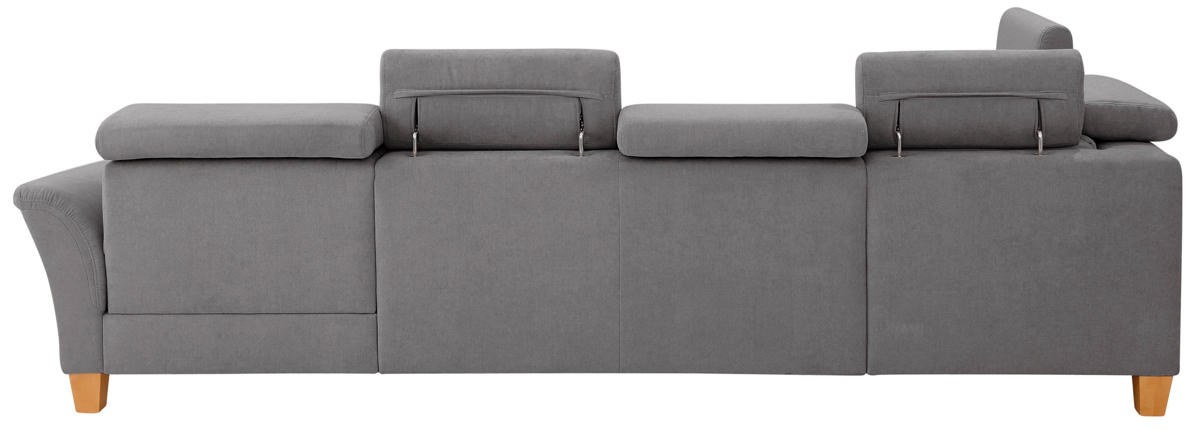 Home affaire Wohnlandschaft »Conville U-Form«, Kopfteilverstellung wahlweise mit Bettfunktion und Bettkasten