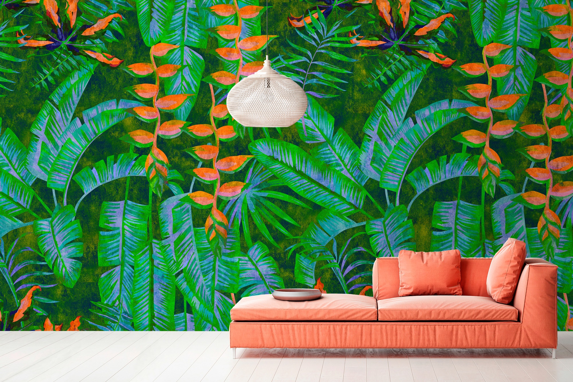 living walls Fototapete »Walls by Patel Tropicana 4«, Vlies, Wand, Schräge