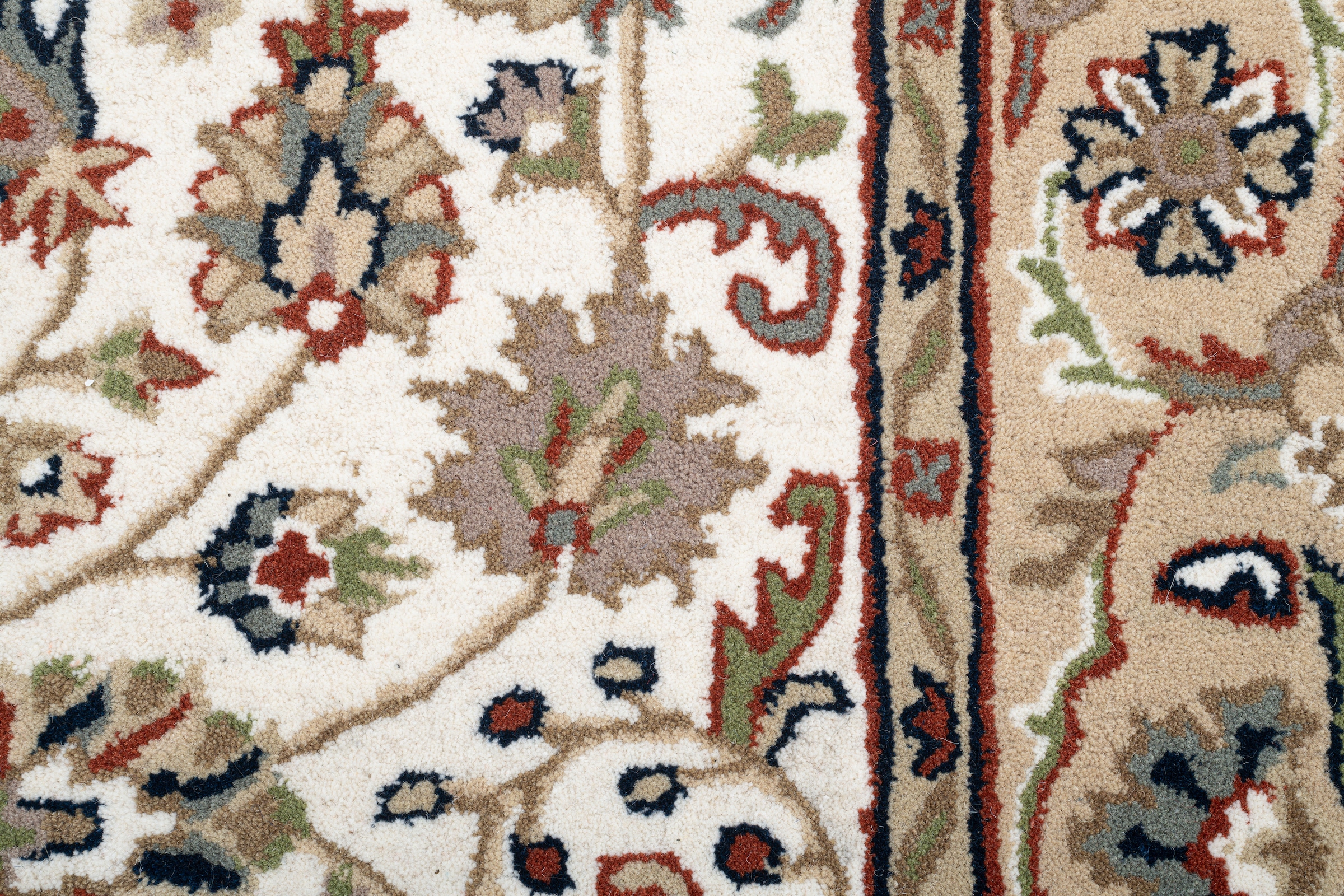 THEKO Wollteppich »Royal Orient Isfahan«, rechteckig, 14 mm Höhe, handgetuftet, Orient-Optik, reine Wolle