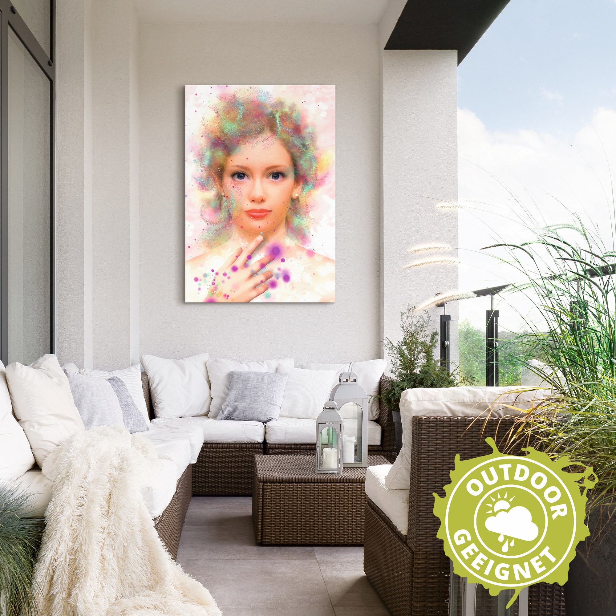 Artland Wandbild »Seelenfarben«, Bilder von Frauen, (1 St.), als Alubild, Leinwandbild, Wandaufkleber oder Poster in versch. Größen
