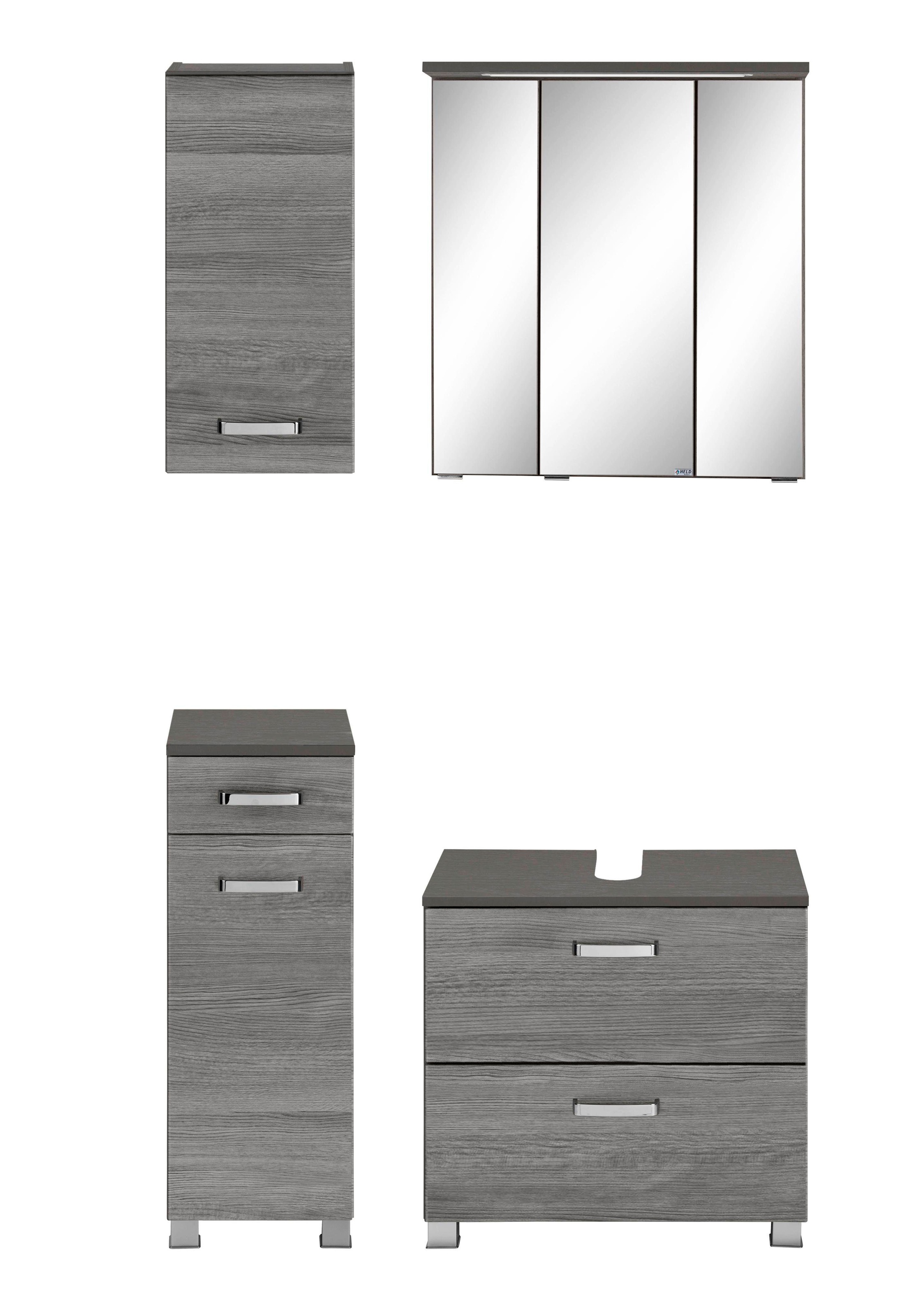 welltime Badmöbel-Set »Ravenna« 4 Stk. tlg. Hängeschrank, Unterschrank, Spi günstig online kaufen