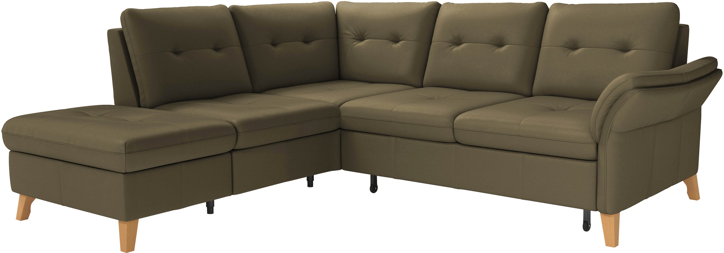 sit&more Ecksofa »Göteborg«, inkl. Sitztiefenverstellung, wahlweise mit Bettfunktion & Bettkasten